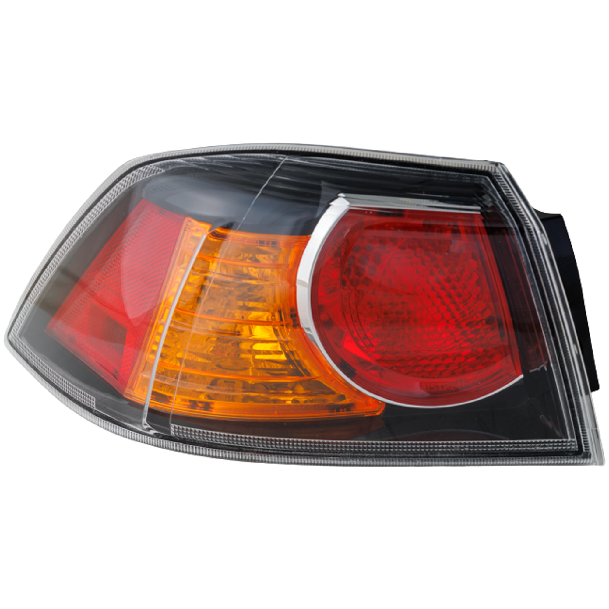 AM LANCER 09-17 TAIL LAMP LH Outer Assembly 09-09 w Turbo Exc. Sportback Models CAPA SKU REPM730312Q Partslink MI2804103C OEM 8330A621