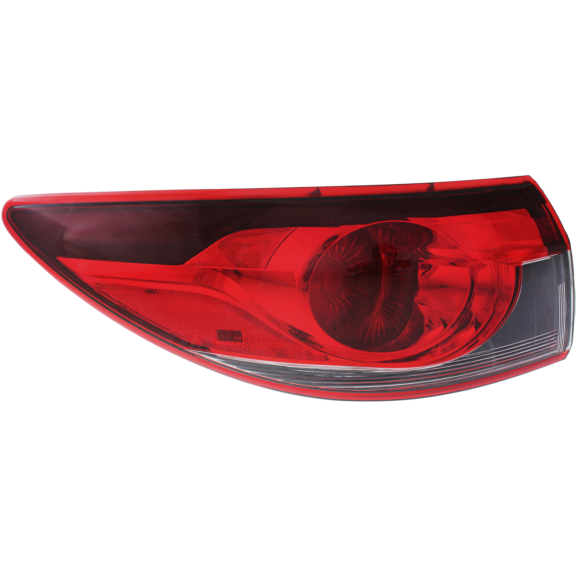 AM MAZDA 6-14-17 TAIL LAMP LH Outer Assembly Halogen SKU REPM730348 Partslink MA2804113 OEM GJR951160A