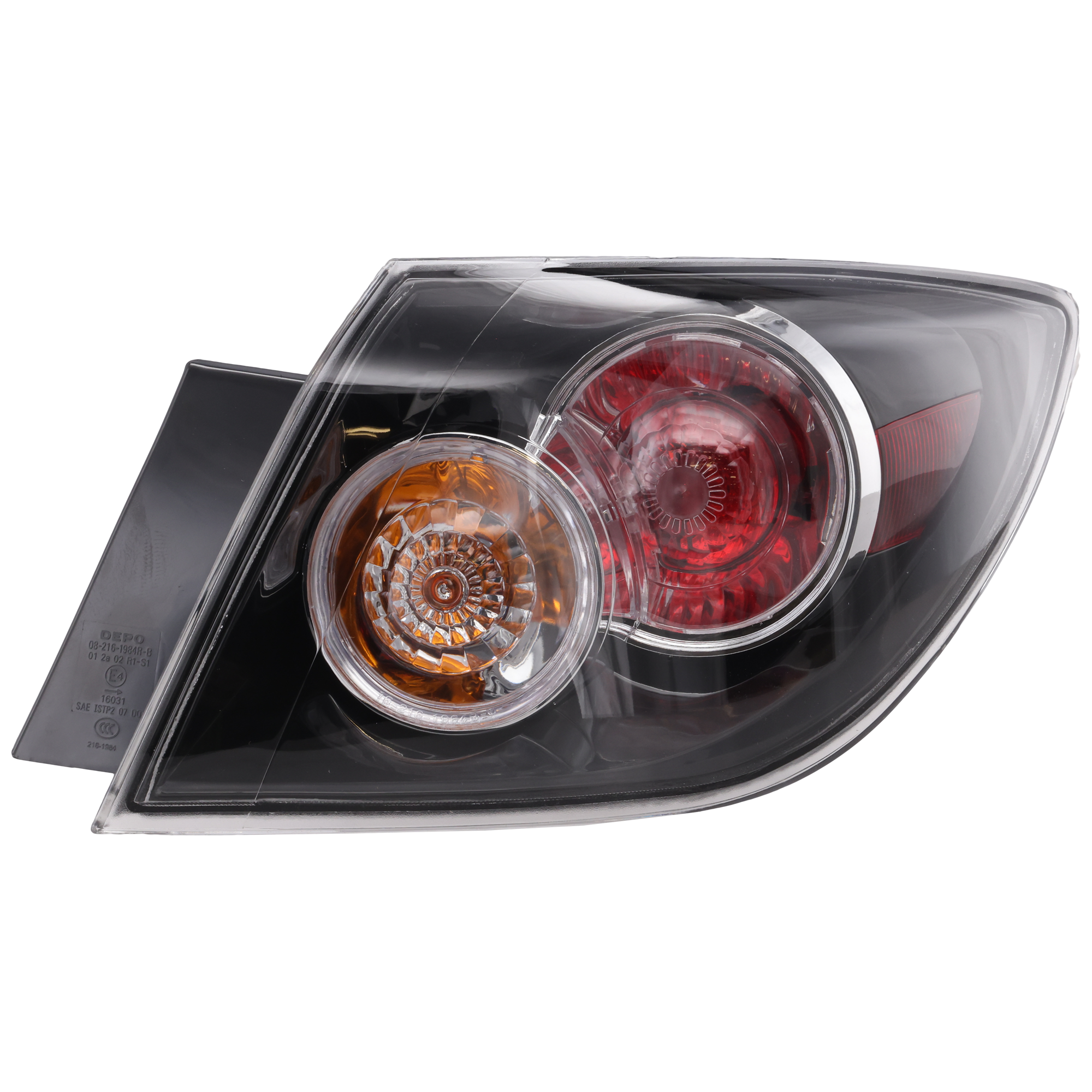 AM MAZDA 3-07-09 TAIL LAMP RH Assembly Standard Type Hatchback SKU REPM730371 Partslink MA2805106 OEM BR5S51150C