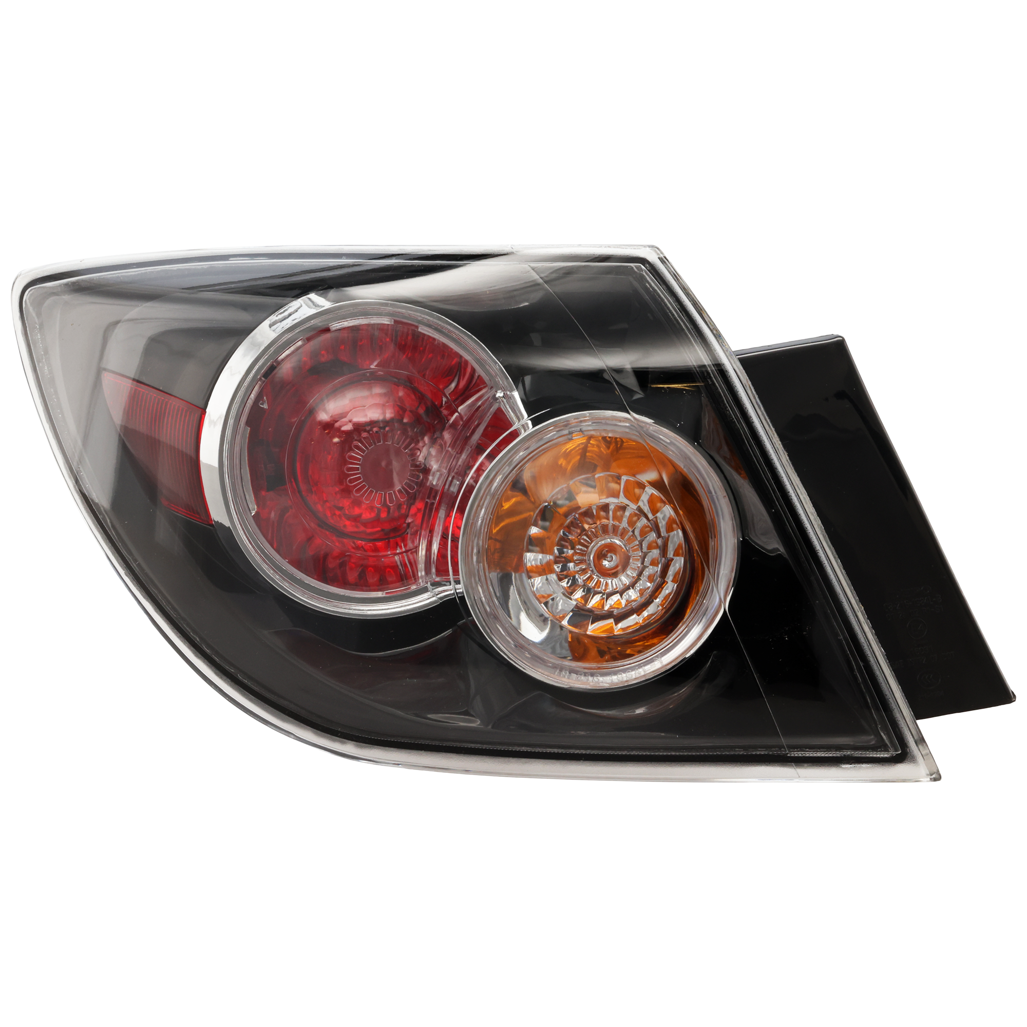 AM MAZDA 3-07-09 TAIL LAMP LH Assembly Standard Type Hatchback SKU REPM730372 Partslink MA2804106 OEM BR5S51160C