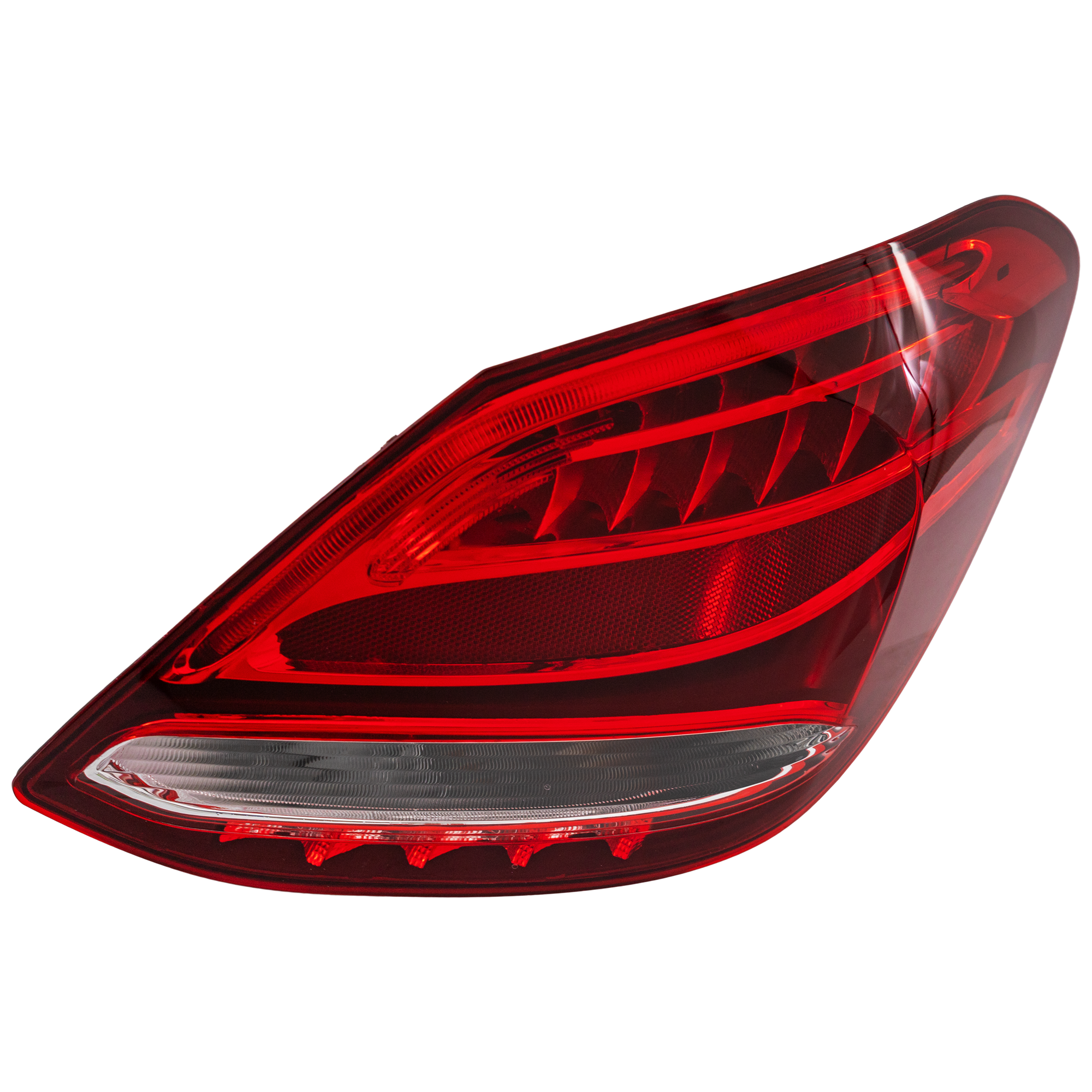 AM C CLASS 15-18 TAIL LAMP RH Assembly Halogen w Halogen Headlights w o Premium Pkg. Sedan CAPA SKU REPM730383Q Partslink MB2801143C OEM 2059061902