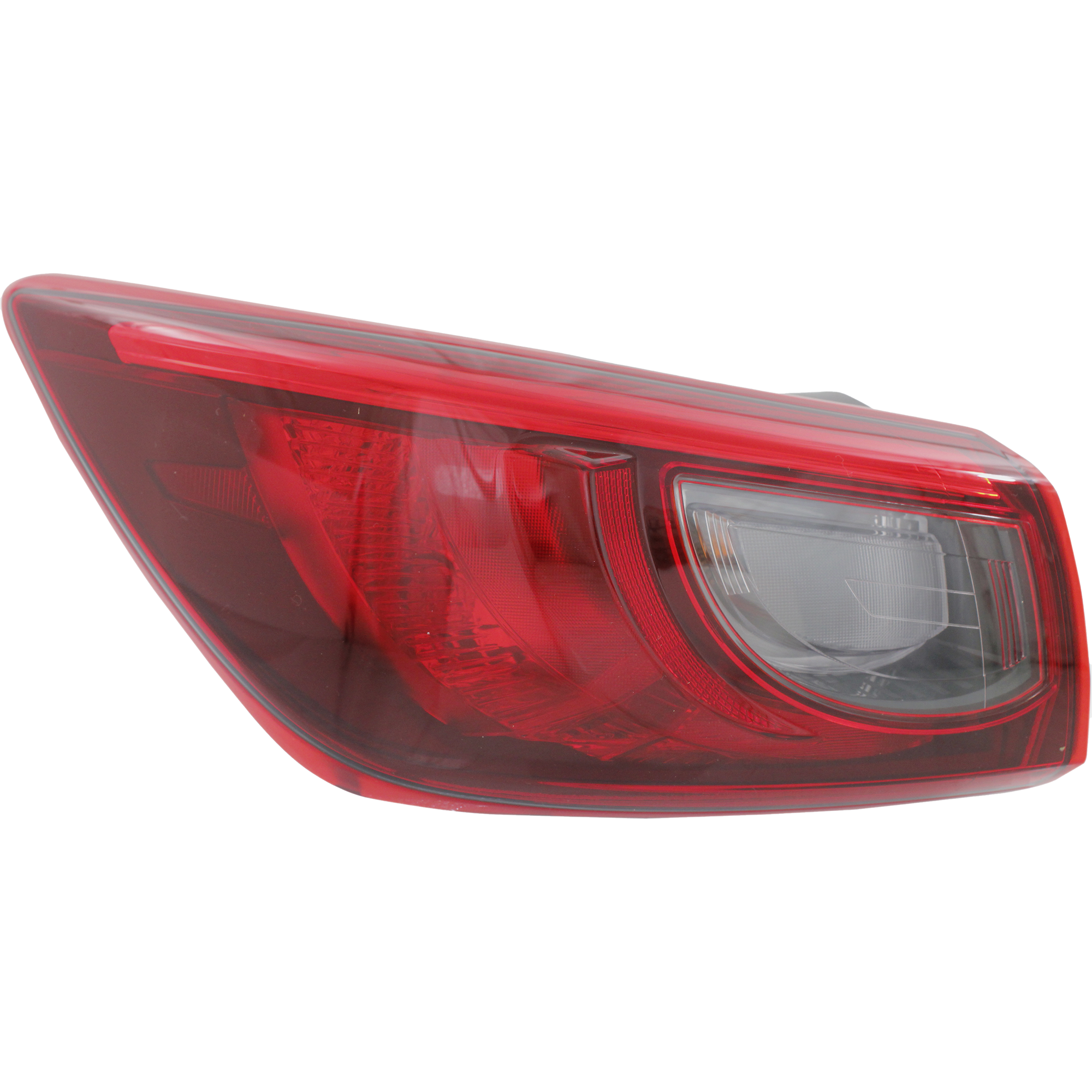 AM CX 3-16-22 TAIL LAMP LH Outer Assembly Halogen Bulb Type CAPA SKU REPM730392Q Partslink MA2804120C OEM DB4G51160