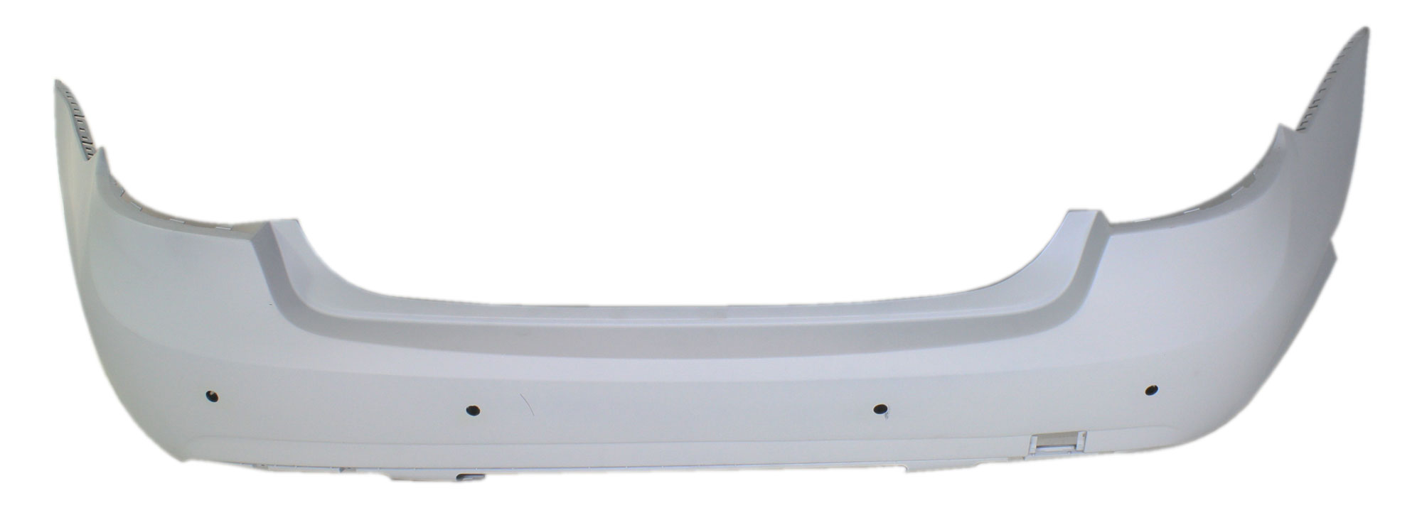 AM E CLASS 10-13 REAR BUMPER COVER Primed w AMG Styling Pkg w Parktronic Holes Sedan SKU REPM760119P Partslink MB1100266 OEM 2128802940