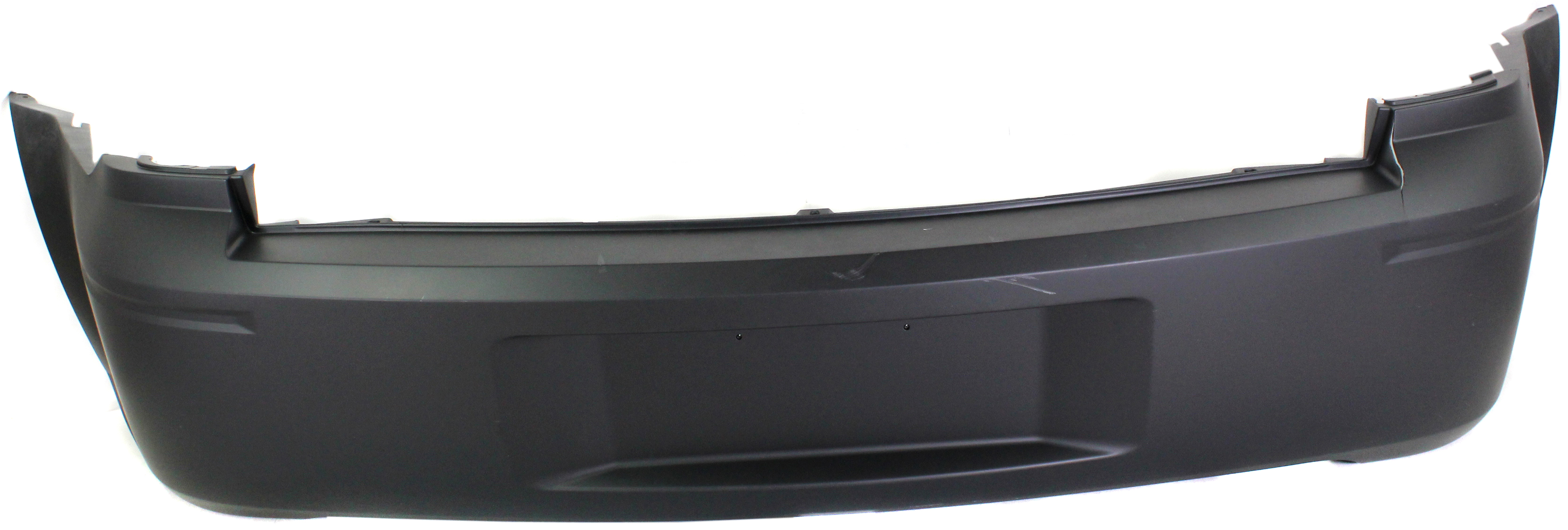 AM MAGNUM 06-08 REAR BUMPER COVER Primed w o Dual Exhaust Holes Exc. SRT 8 Model SKU REPM760166P Partslink CH1100410 OEM 4805776AC