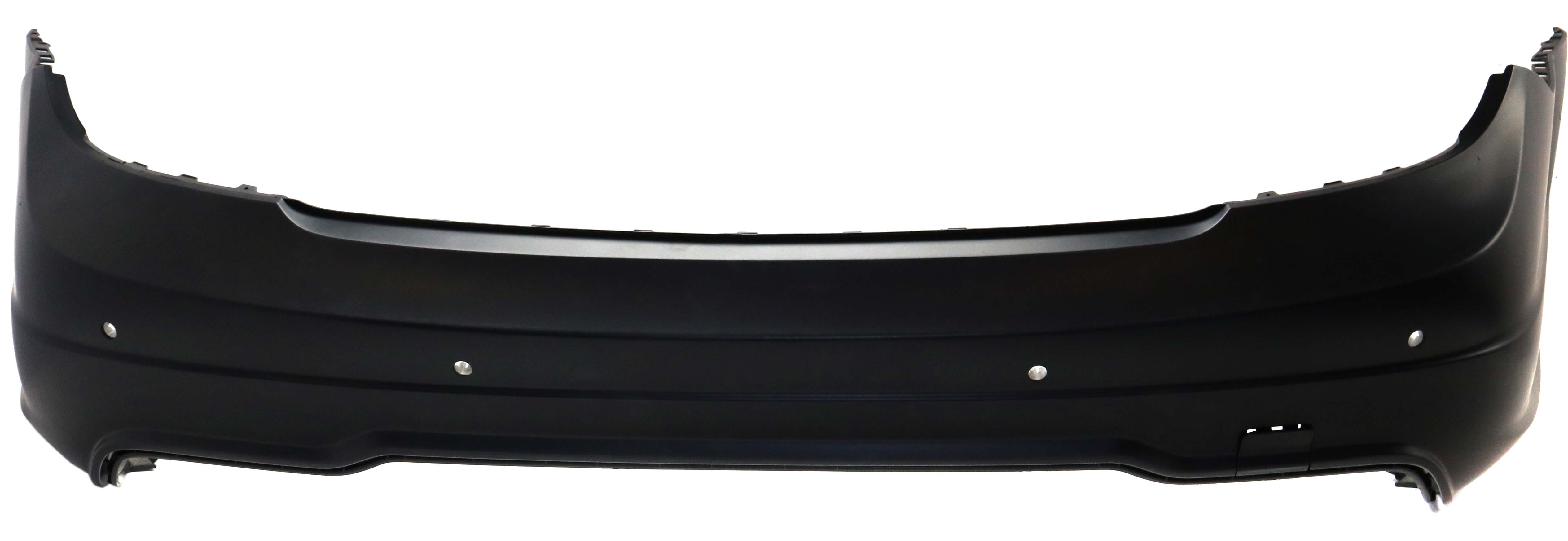 AM C CLASS 12-15 REAR BUMPER COVER Primed Coupe 12-14 Sedan w Sport Pkg w Parktronic Holes CAPA SKU REPM760180PQ Partslink MB1100288C OEM 20488093479999