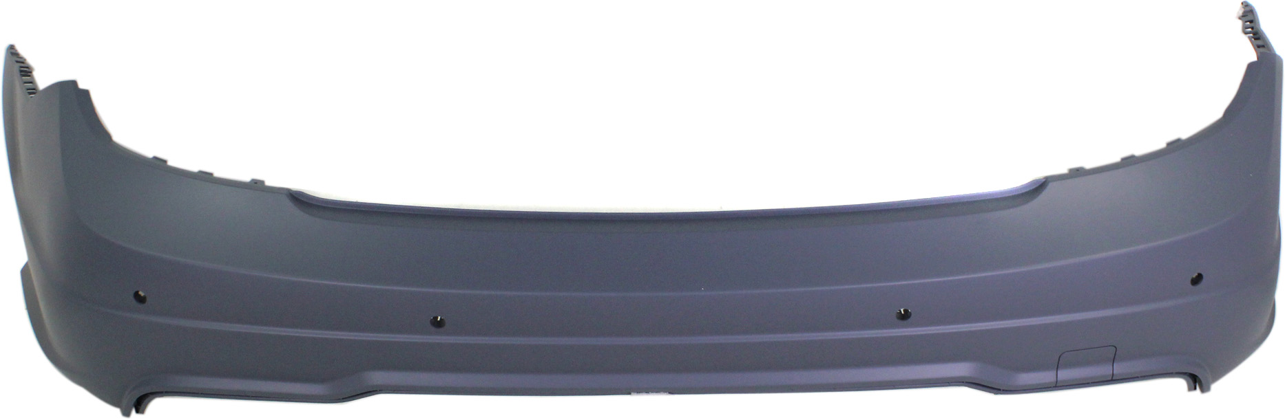 AM C CLASS 12-15 REAR BUMPER COVER Primed Coupe 12-14 Sedan w Sport Pkg w Parktronic Holes SKU REPM760180P Partslink MB1100288 OEM 20488093479999