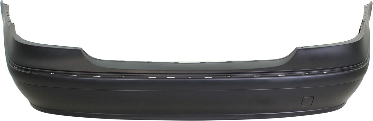 AM E CLASS 03-09 REAR BUMPER COVER Prmd w o Sport and AMG Styling Pkg w o Parktronic Holes Sdn W211 SKU REPM760184P Partslink MB1100245 OEM 2118800640