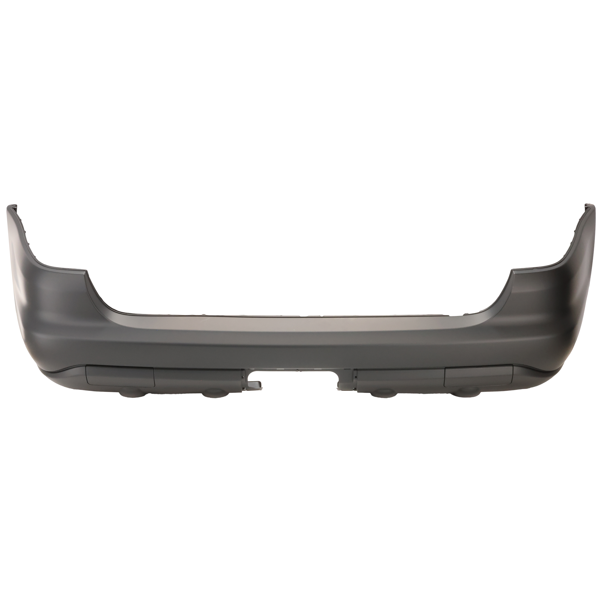 AM ML CLASS 02-05 REAR BUMPER COVER Primed w o Styling Pkg w Trailer Coupling w o Parktronic Holes SKU REPM760189P Partslink MB1100167 OEM 1638807071