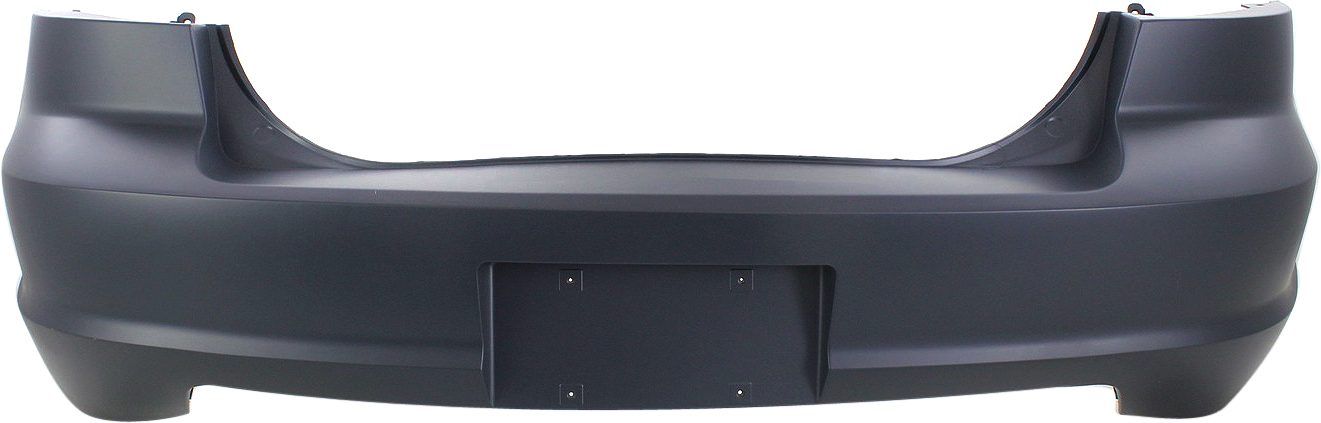 AM MILAN 06-09 REAR BUMPER COVER Primed w or w o Rear Obj Snsr Holes SKU REPM760191P Partslink FO1100599 OEM 8N7Z17K835FAPTM