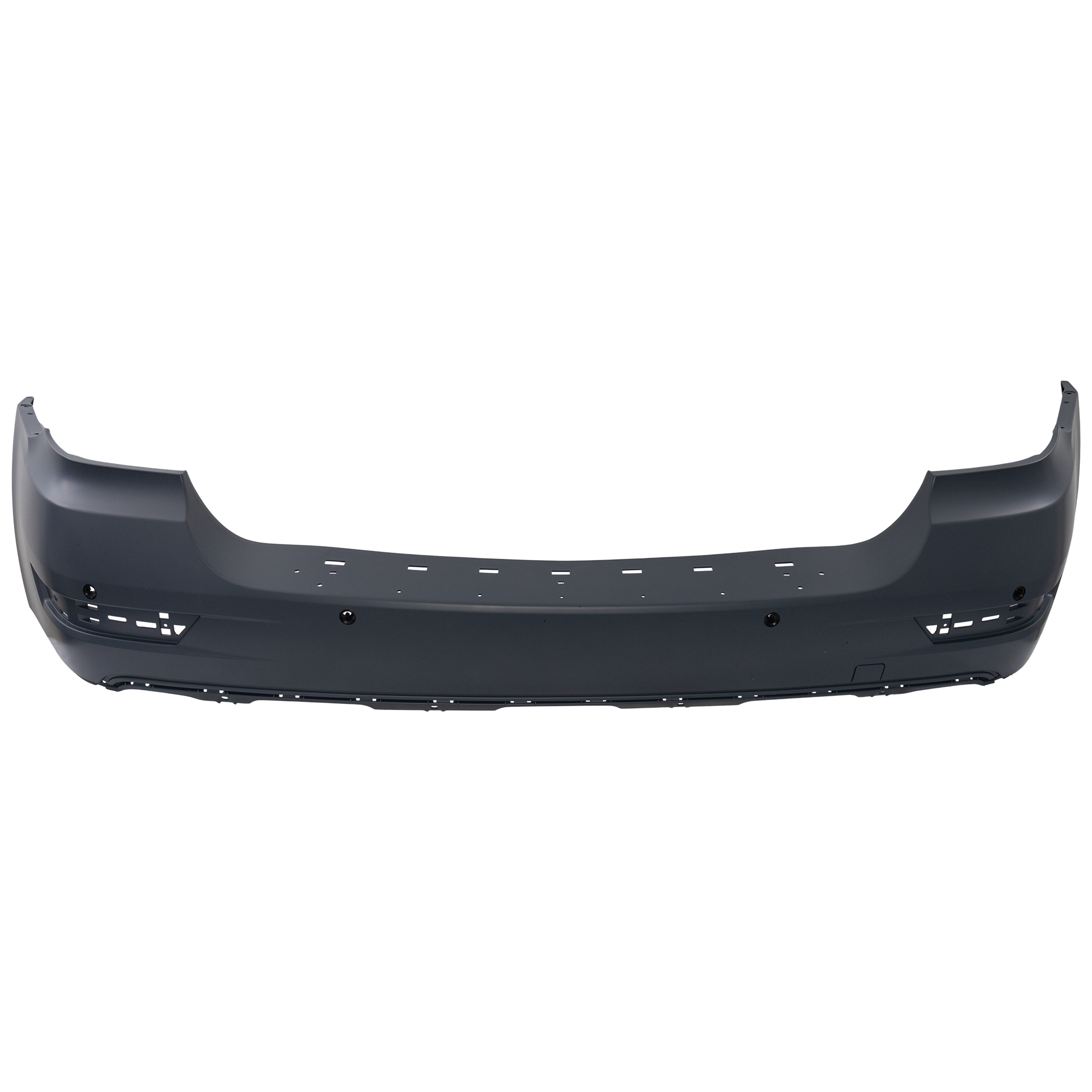 AM M CLASS 06-11 REAR BUMPER COVER Upper Primed w Sport Pkg w Parktronic Holes Exc. Hybrid Model SKU REPM760197P Partslink MB1100211 OEM 16488029409999