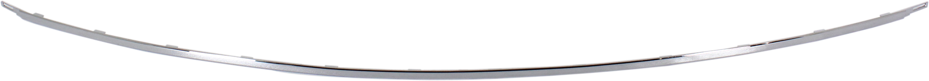 AM E CLASS 10-14 REAR BUMPER MOLDING Center Impact Strip Chrome w o AMG Styling Pkg. Sedan SKU REPM763506 Partslink MB1157129 OEM 2128852021