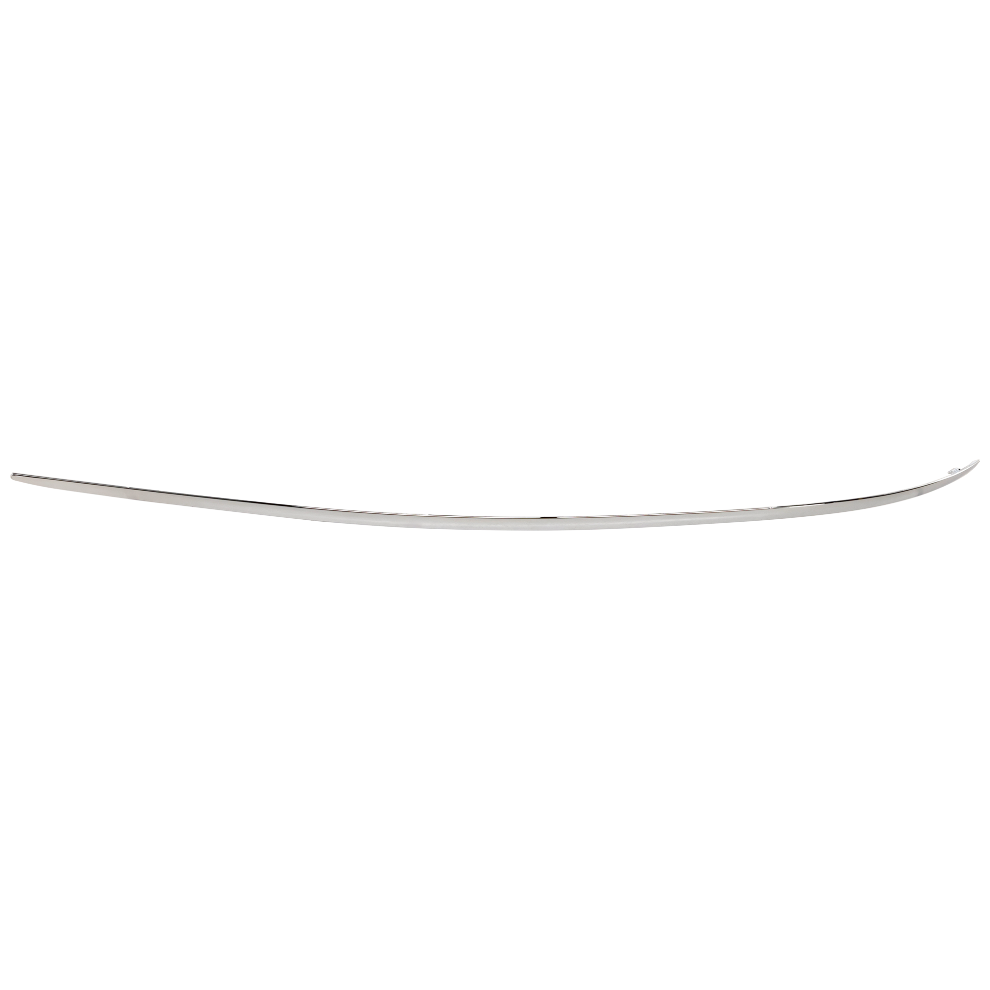 AM E CLASS 03-06 REAR BUMPER MOLDING RH Outer Impact Strip Large Chrome Sedan 211 Chassis SKU REPM763703 OEM 21188004129744