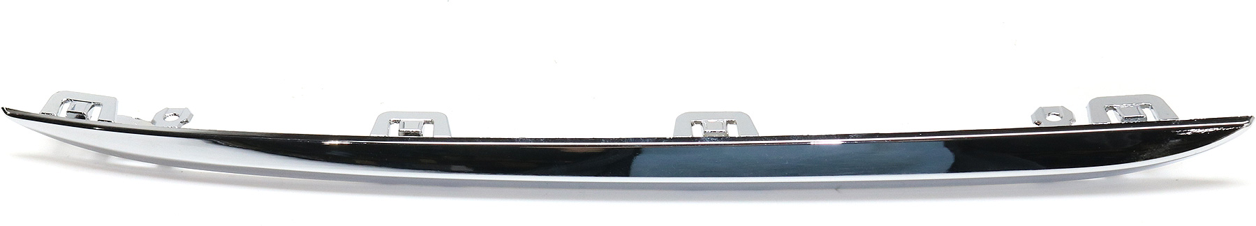 AM C300-15-18 REAR BUMPER MOLDING RH Chrome w o AMG Pkg w Luxury Pkg Sedan SKU REPM763723 Partslink MB1147117 OEM 2058850621