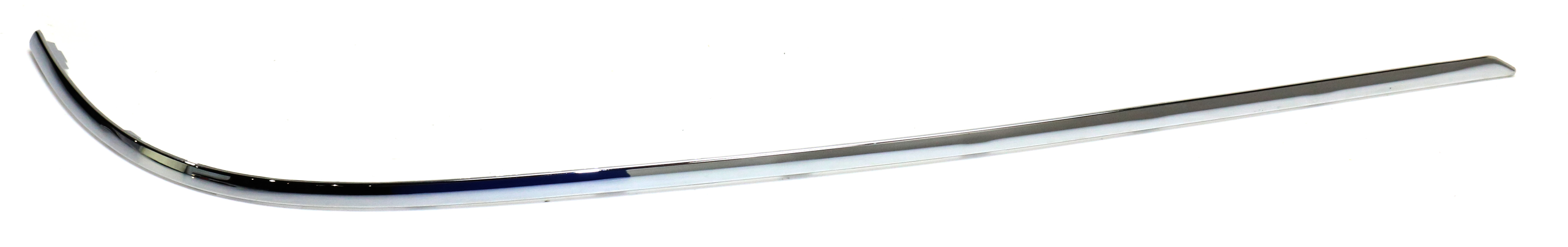 AM E CLASS 11-13 REAR BUMPER MOLDING RH Outer Impact Strip Chrome w o AMG Styling Pkg. Wagon SKU REPM763727 Partslink MB1147116 OEM 2128851021