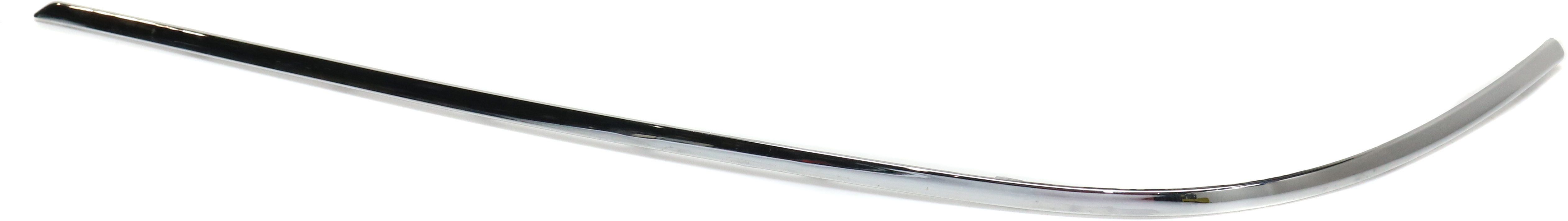 AM E CLASS 11-13 REAR BUMPER MOLDING LH Outer Impact Strip Chrome w o AMG Styling Pkg. Wagon SKU REPM763728 Partslink MB1146116 OEM 2128850921