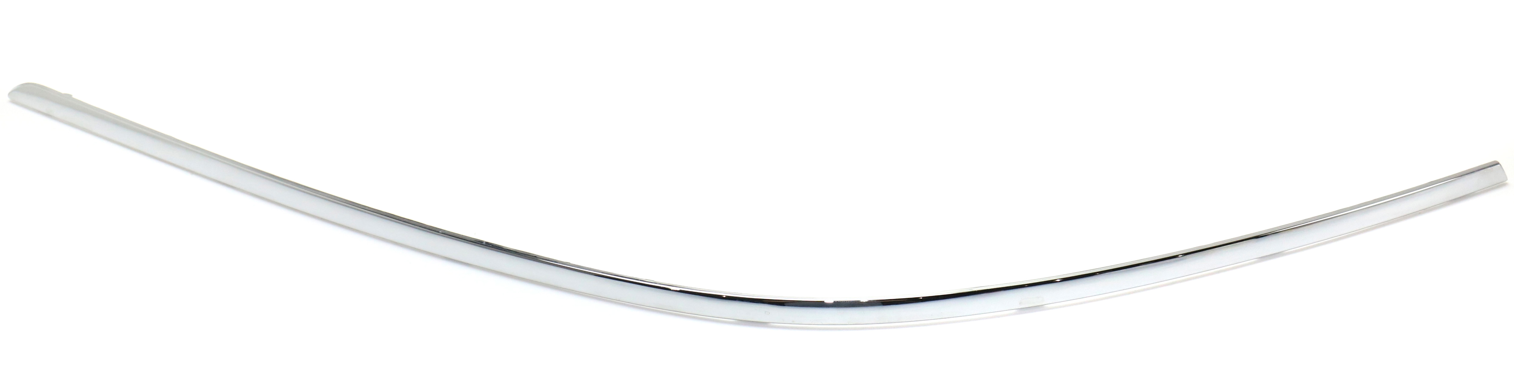 AM C CLASS 12-14 REAR BUMPER MOLDING LH Outer Chrome w o Sport Pkg SKU REPM763734 Partslink MB1146110 OEM 2048852921
