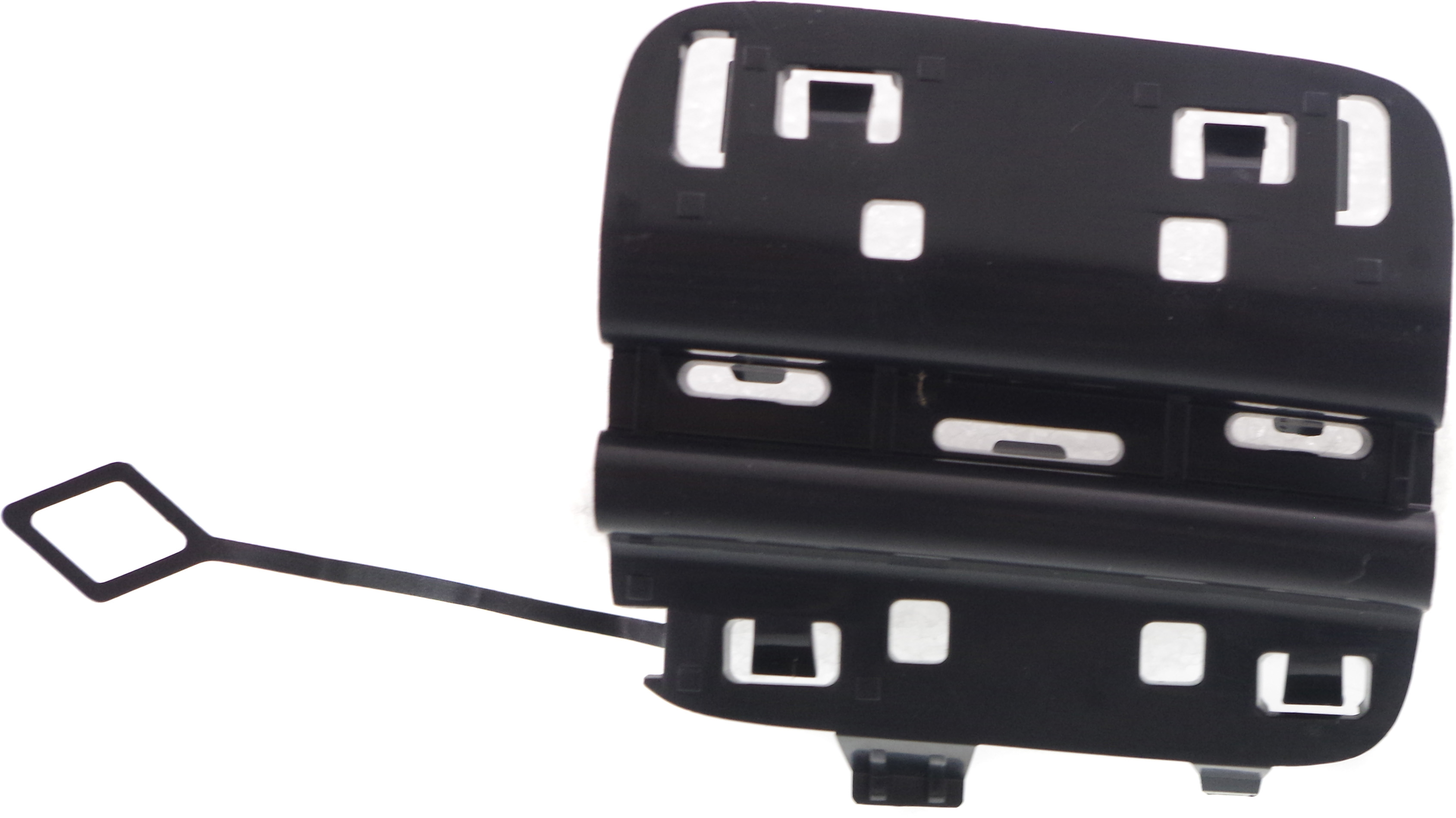 AM C CLASS 15-21 REAR BUMPER TOW HOOK COVER RH Cover Fixture Plastic Sedan w AMG Pkg SKU REPM766923 Partslink MB1129117 OEM 2058850256
