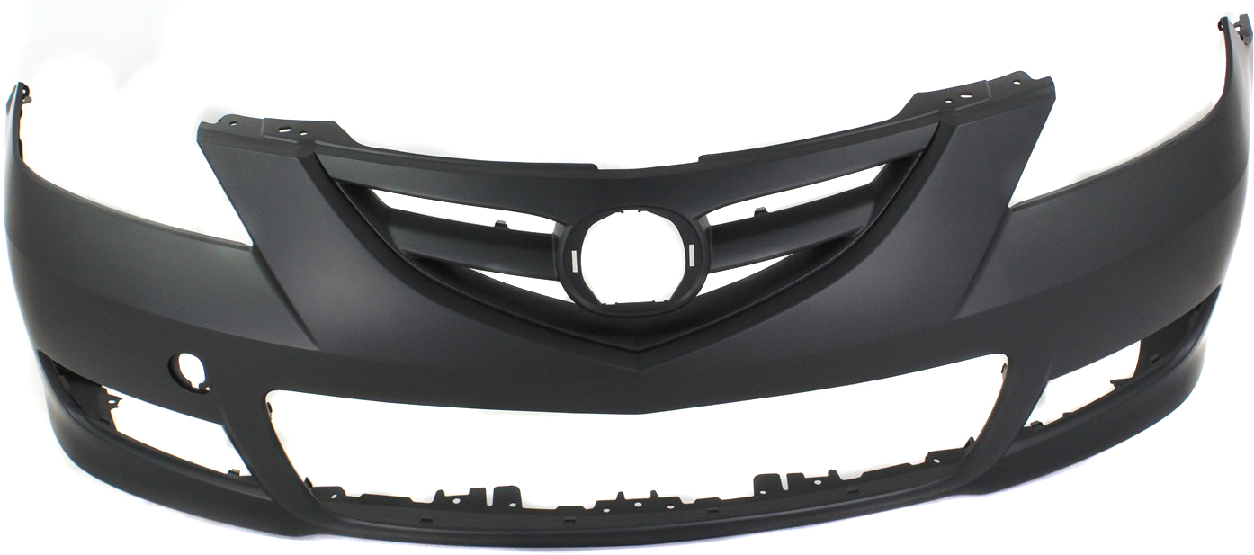 AM MAZDA 3-07-09 FRONT BUMPER COVER Primed Sport Type Sedan SKU REPMA010301P Partslink MA1000214 OEM BAP150031CBB