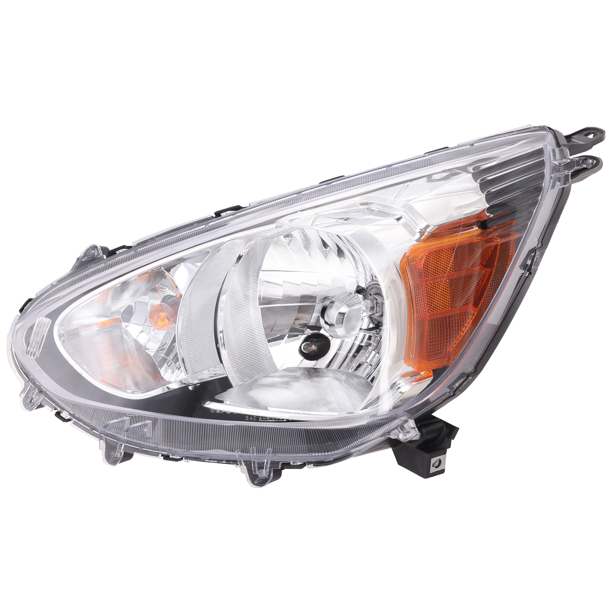 AM MIRAGE 14-20 HEAD LAMP LH Assembly Halogen Exc. SE Model CAPA SKU REPMB100104Q Partslink MI2502164C OEM 8301C693