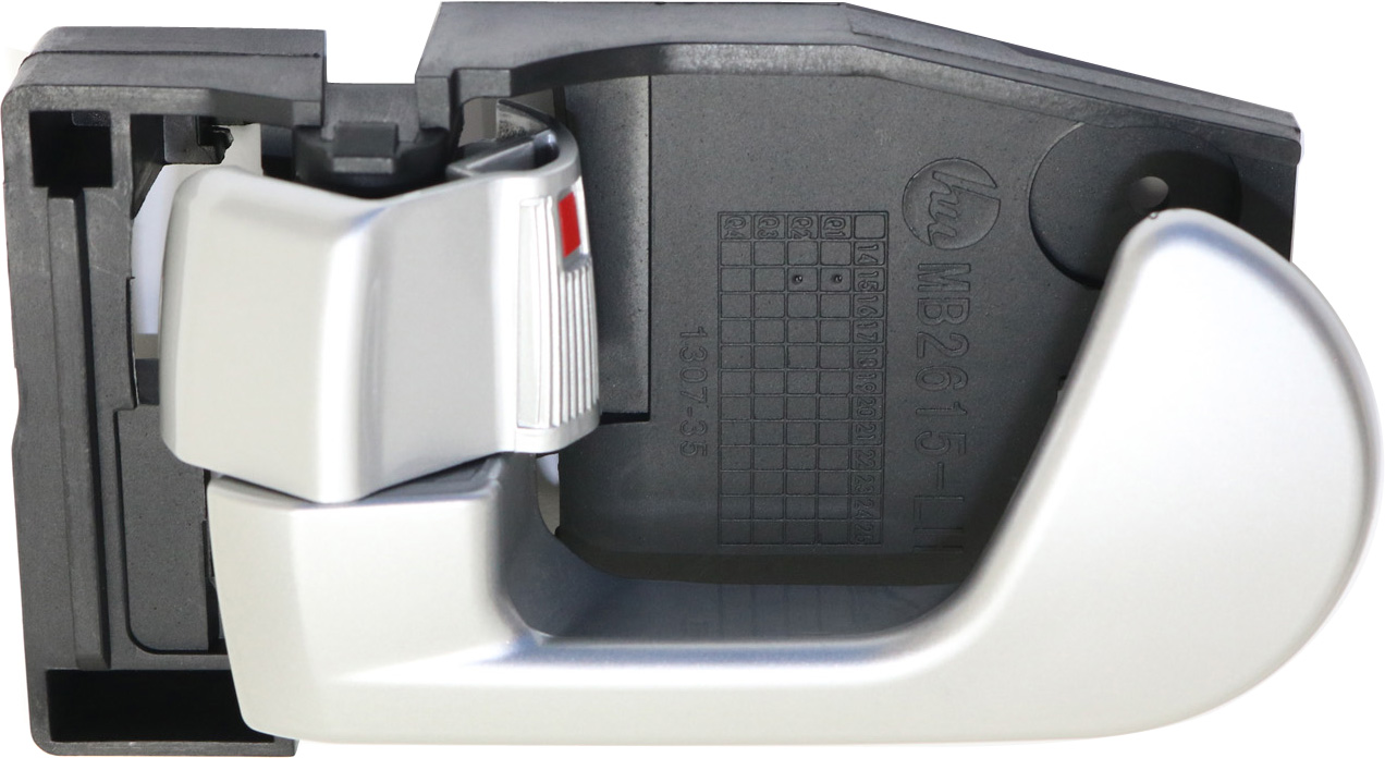 AM GALANT 04-12 FRONT INTERIOR DOOR HANDLE LH Silver Plastic =REAR SKU REPMB462126 Partslink MI1352118 OEM 5716A173HB