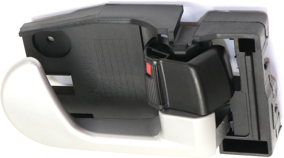 AM GALANT 04-12 FRONT INTERIOR DOOR HANDLE RH Silver Black Plastic =REAR SKU REPMB462129 Partslink MI1353119 OEM 5716A326HA 5716A326HC
