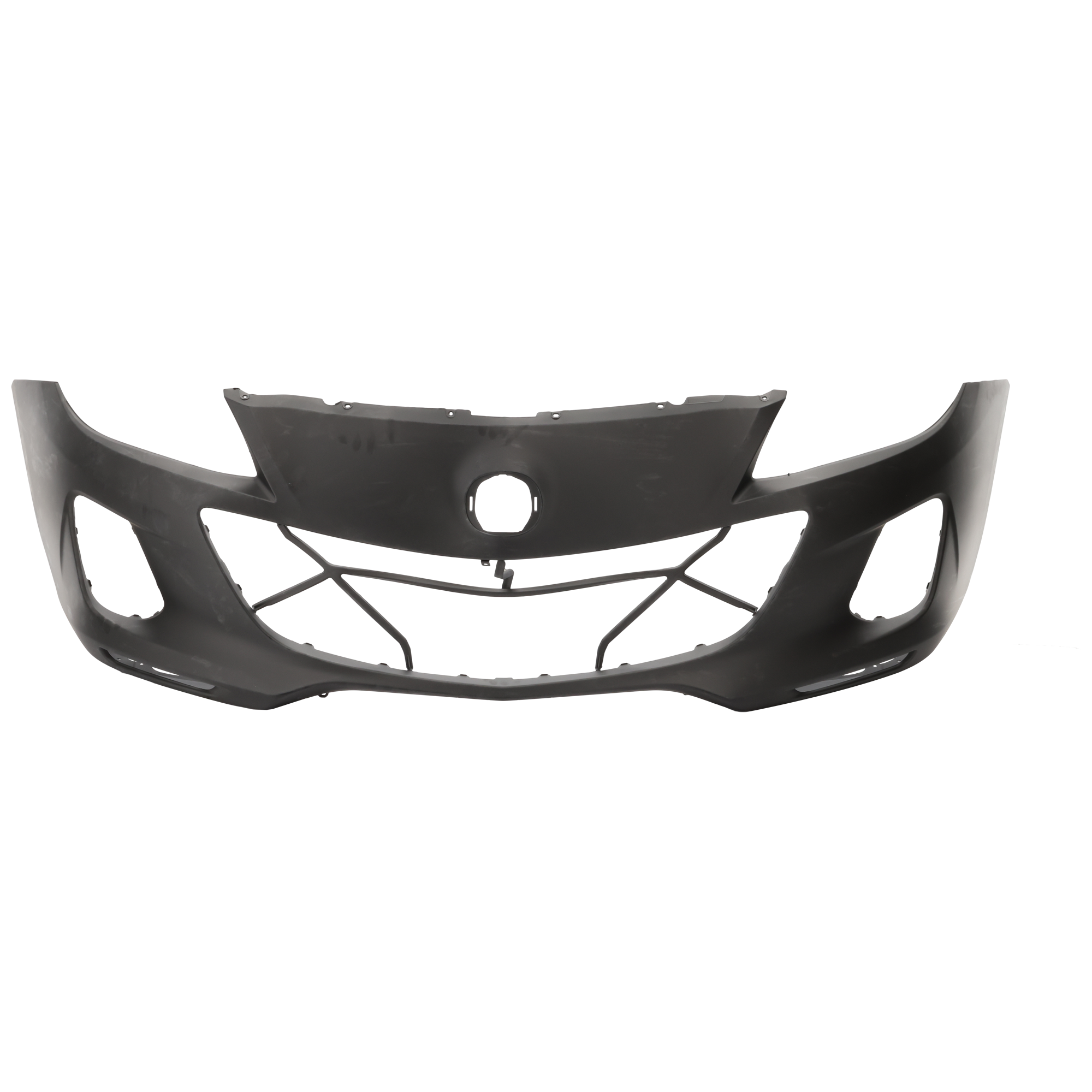 AM MAZDA 3-12-13 FRONT BUMPER COVER Primed Hatchback Sedan 2.0L 2.5L CAPA SKU REPMZ010302PQ Partslink MA1000235C OEM BGV450031EBB