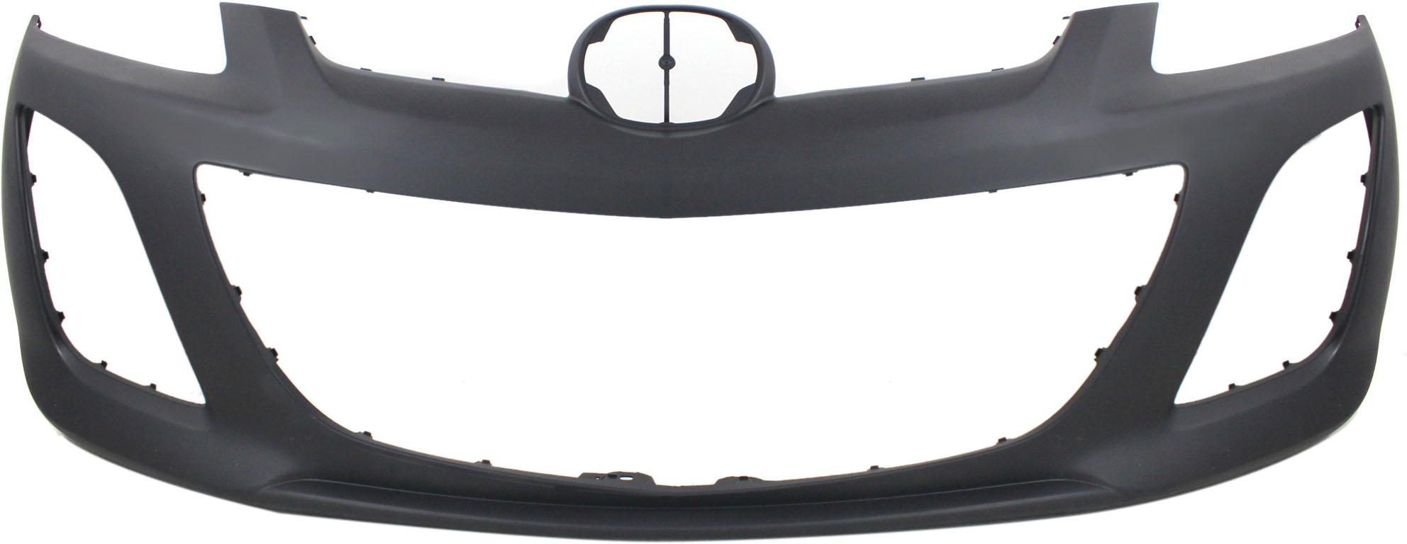 AM CX 7-10-12 FRONT BUMPER COVER Primed w Textured Lowered Area SKU REPMZ010308P Partslink MA1000226 OEM EH4450031FBB