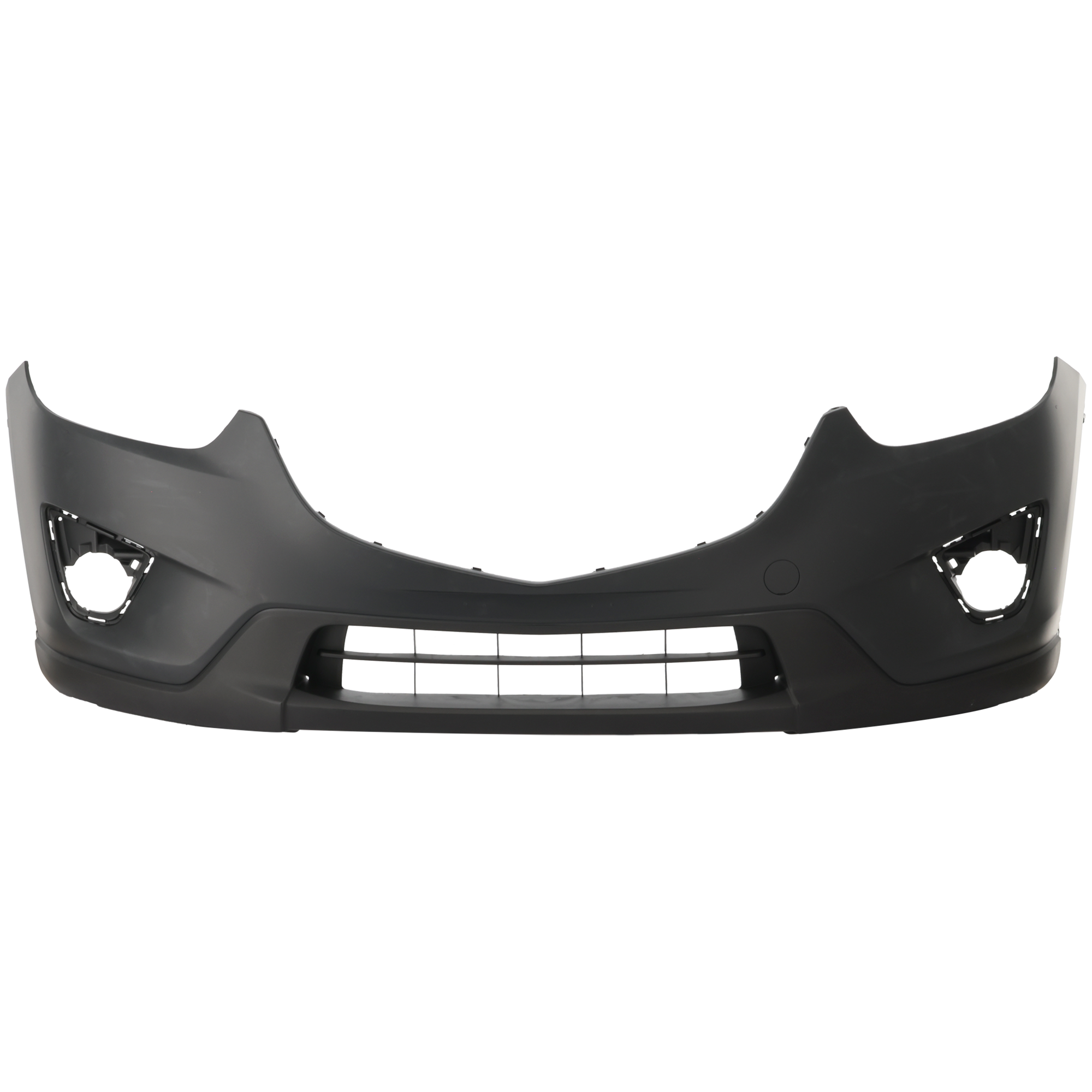 AM CX 5-13-16 FRONT BUMPER COVER Upper Primed Lower Textured CAPA SKU REPMZ010309PQ Partslink MA1000236C OEM KD45500319U