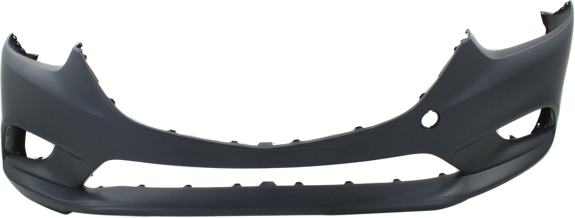 AM MAZDA 6-14-17 FRONT BUMPER COVER Primed w o LED Light Holes SKU REPMZ010310P Partslink MA1000238 OEM GHP950031CBB