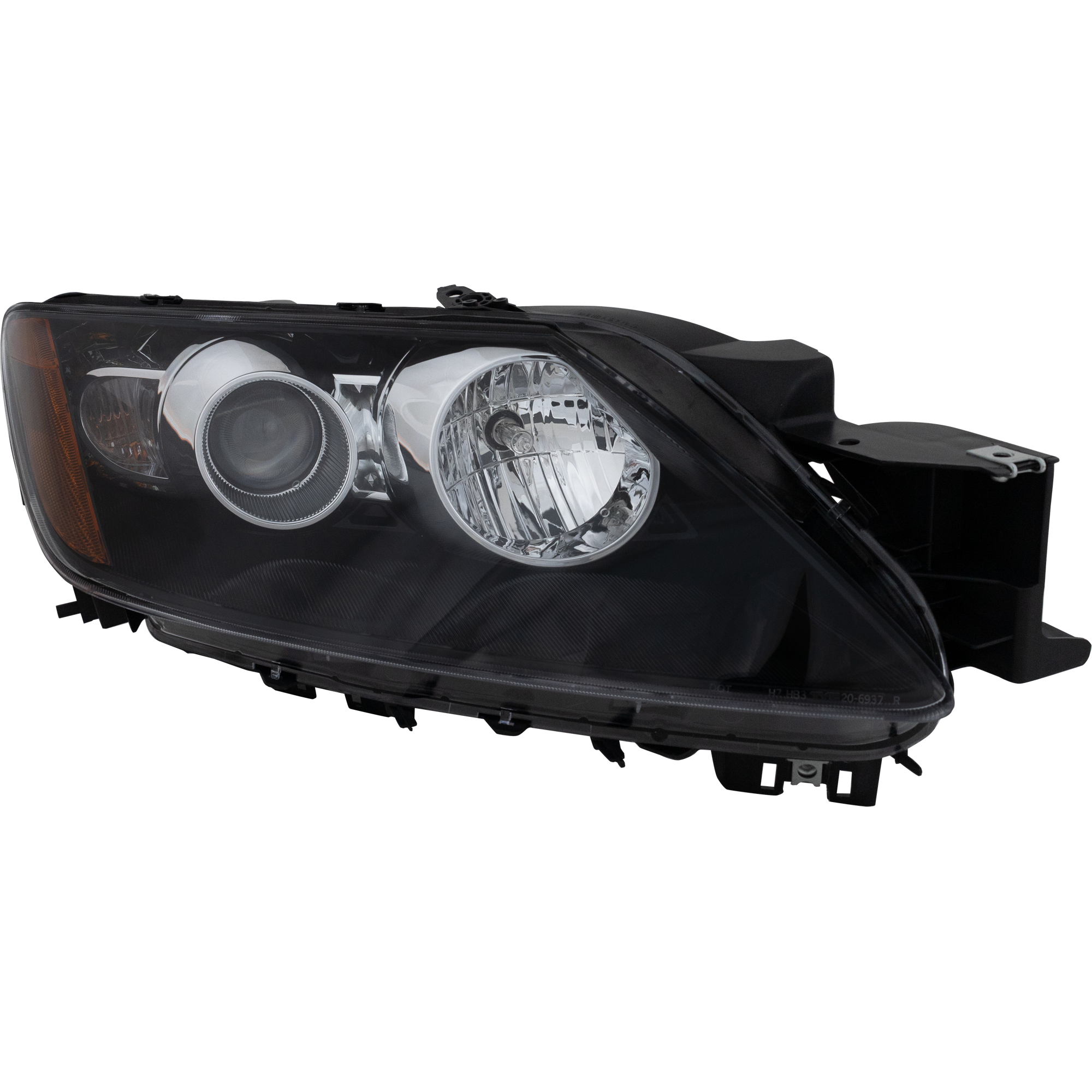 AM CX 7-10-11 HEAD LAMP RH Assembly Halogen SKU REPMZ100101 OEM EH44510K0G PFM