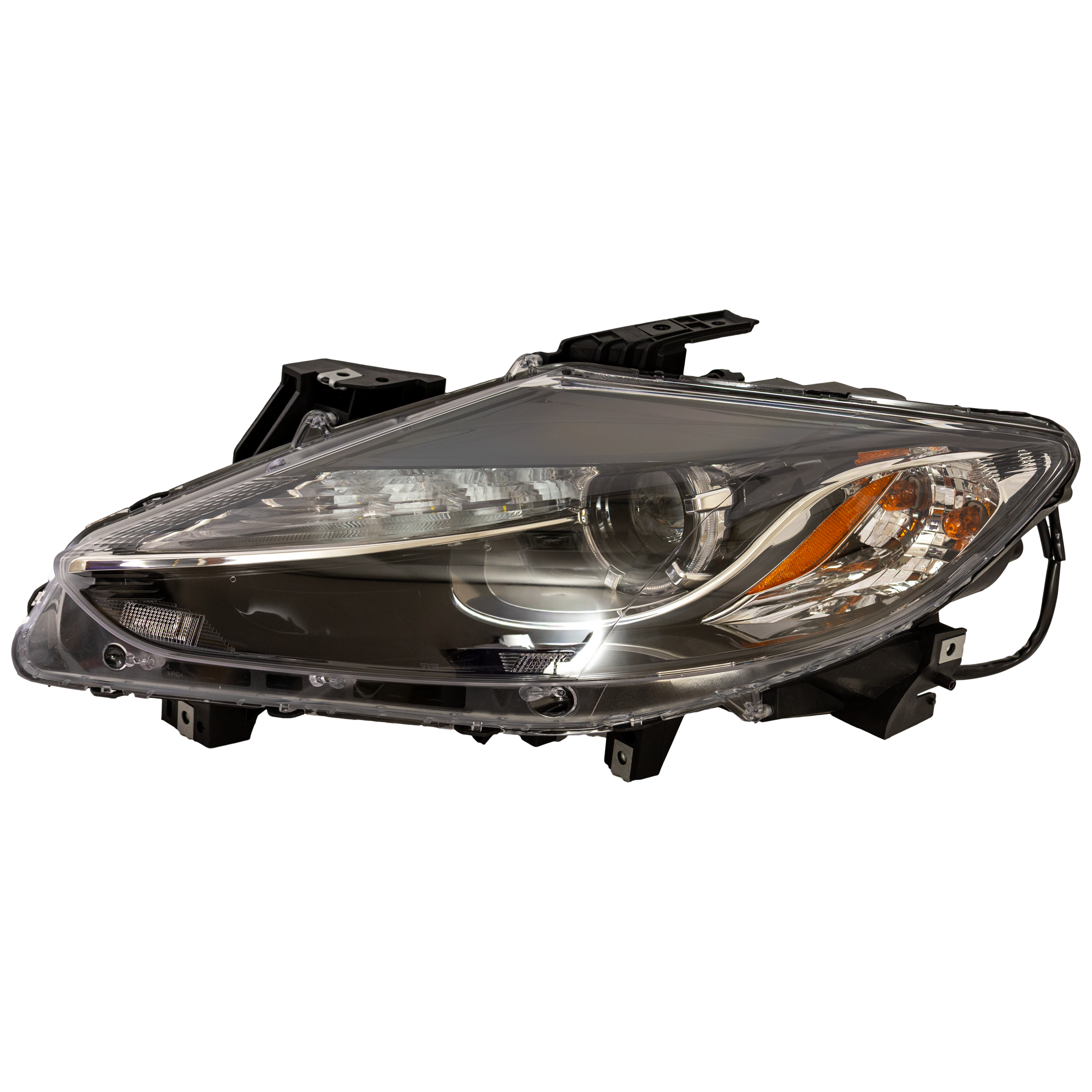 AM CX 9-13-15 HEAD LAMP LH Lens and Housing HID Xenon w o HID Kit SKU REPMZ100106 Partslink MA2518159 OEM TK2451041