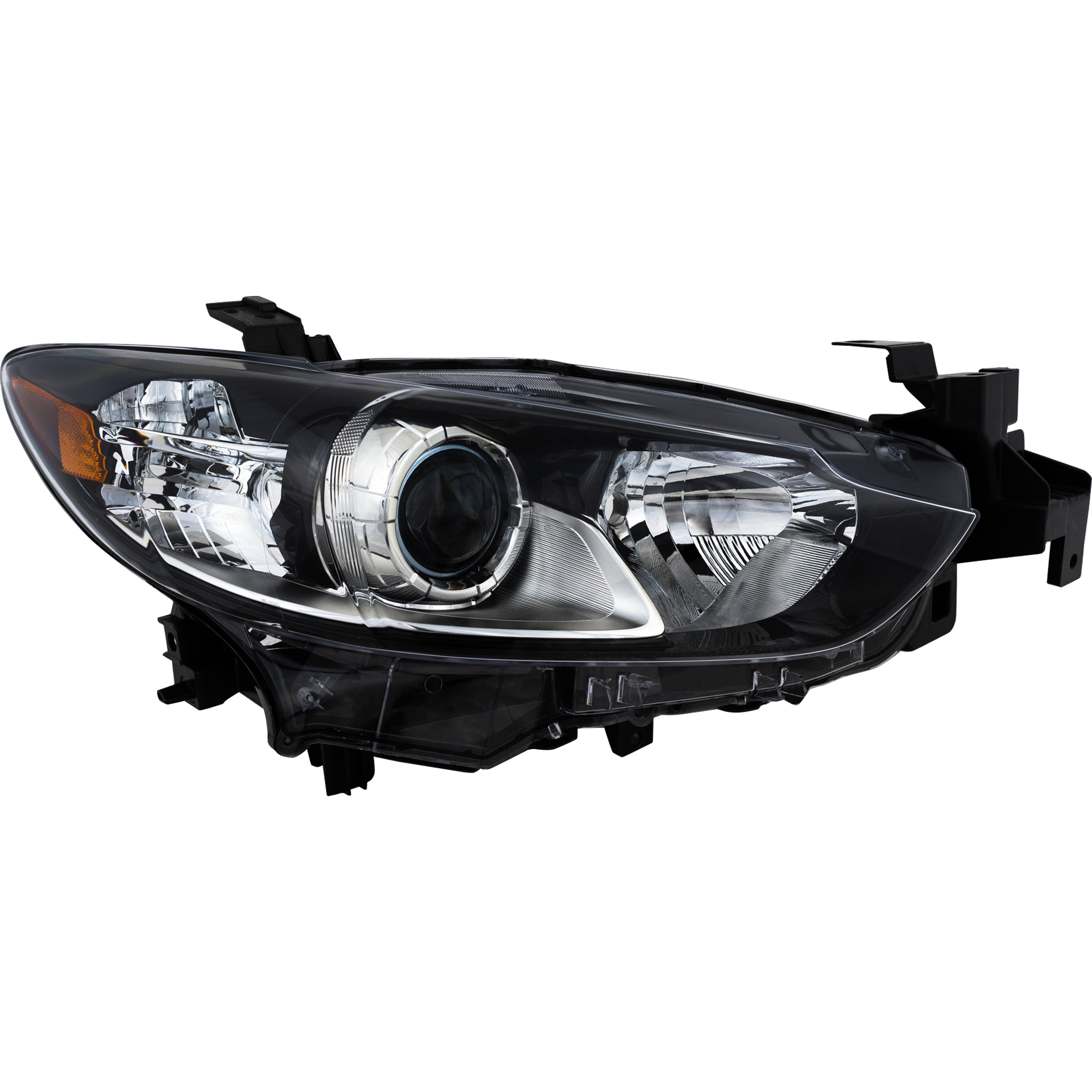 AM MAZDA 6-14-17 HEAD LAMP RH Lens and Housing Halogen Sport Model CAPA SKU REPMZ100111Q