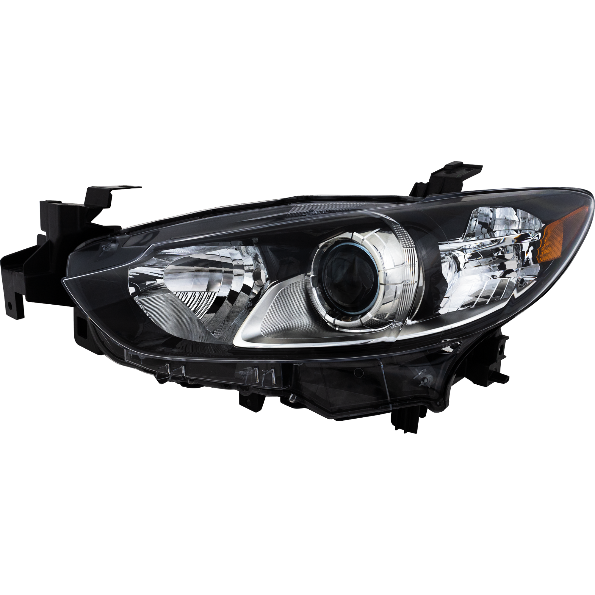 AM MAZDA 6-14-17 HEAD LAMP LH Lens and Housing Halogen Sport Model CAPA SKU REPMZ100112Q
