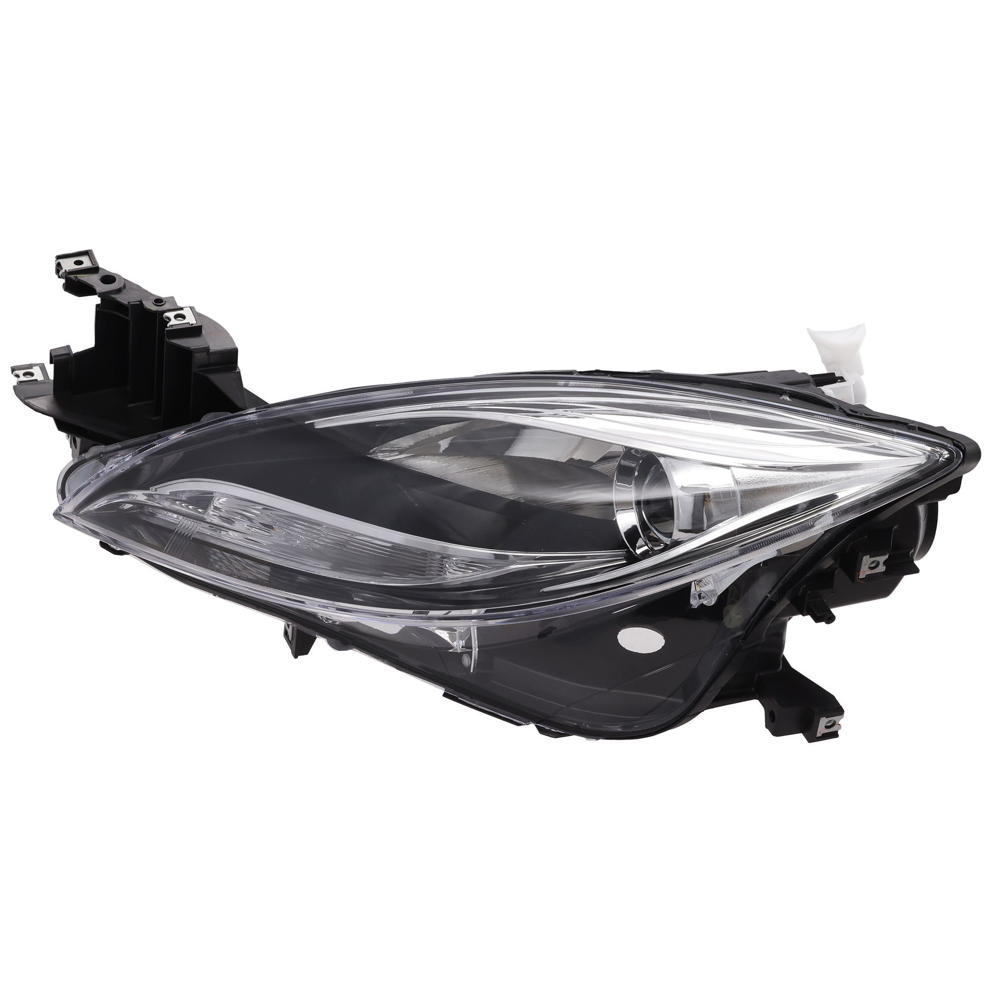 AM MAZDA 6-12-13 HEAD LAMP LH Lens and Housing Halogen CAPA SKU REPMZ100114Q Partslink MA2518141C OEM GEG1510L0E
