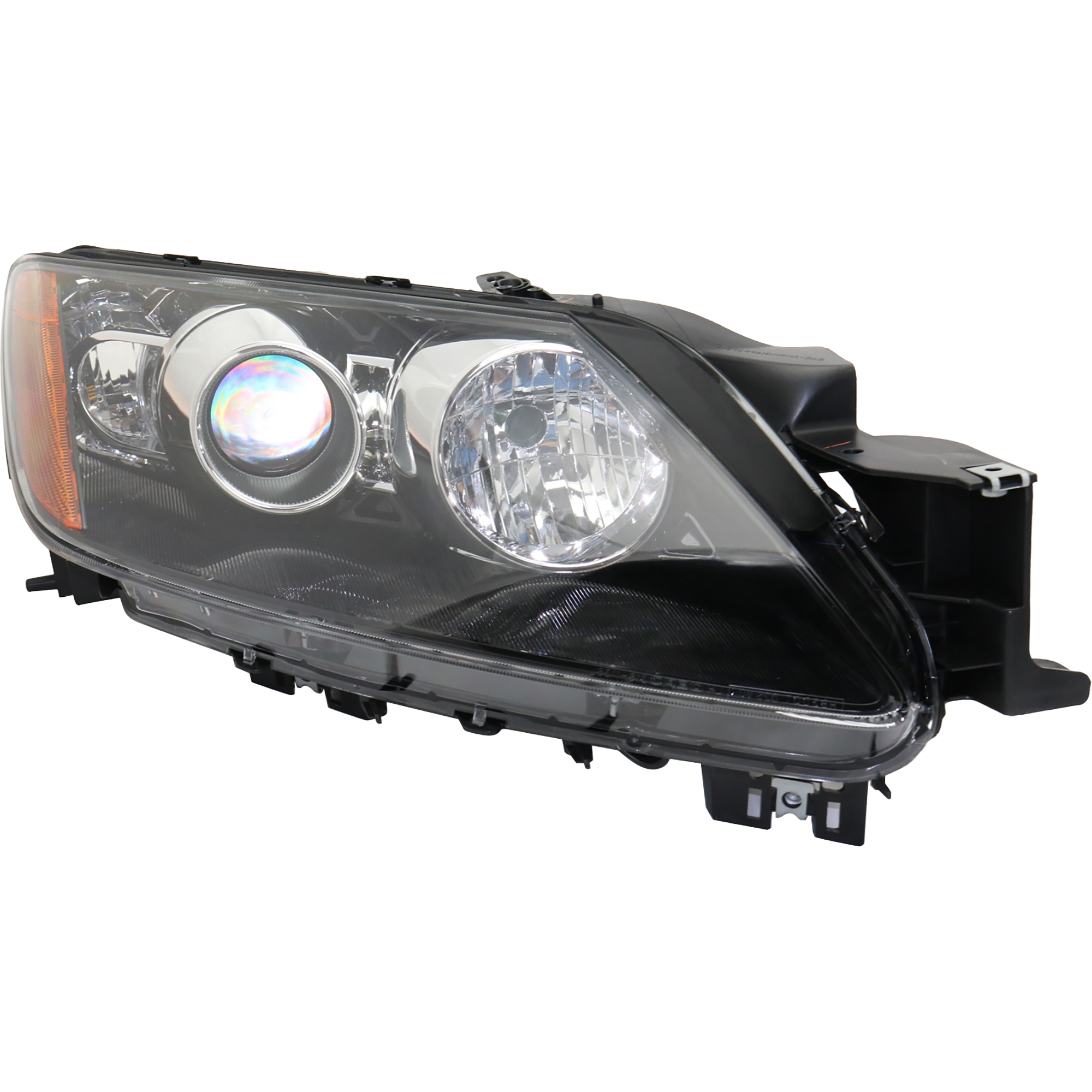 AM CX 7-10-11 HEAD LAMP RH Lens and Housing HID Xenon w o HID Kit SKU REPMZ100117 Partslink MA2519134 OEM EH4551031G