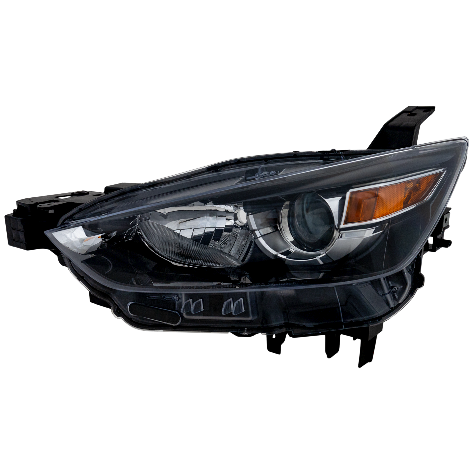 AM CX 3-16-22 HEAD LAMP LH Lens and Housing Halogen SKU REPMZ100132 Partslink MA2518173 OEM DB4N510L0A