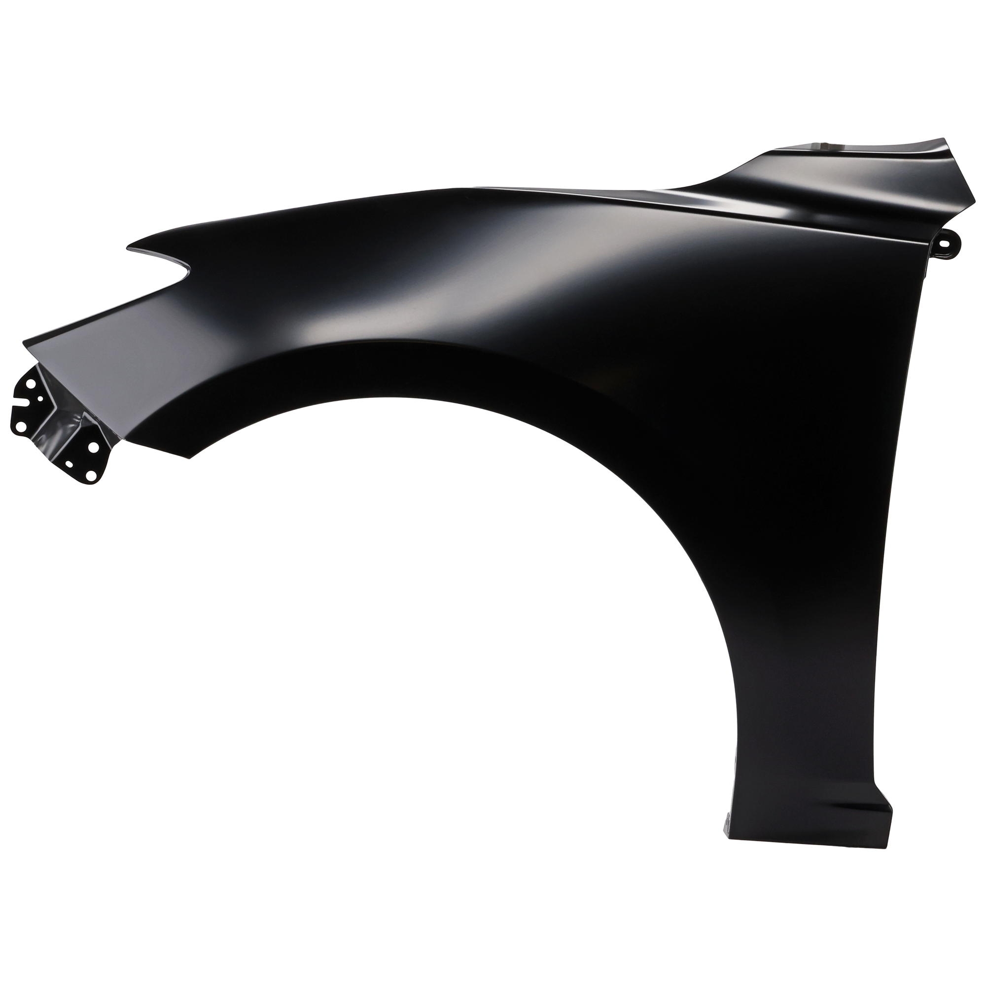 AM MAZDA 3-14-18 FRONT FENDER LH Primed Steel w o Signal Light Hole SKU REPMZ220102 Partslink MA1240172 OEM BJS752211