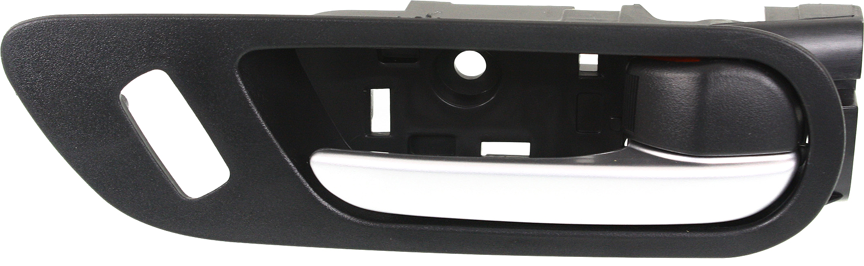 AM MAZDA 3-10-13 FRONT INTERIOR DOOR HANDLE RH Power Latch Silver Lever+Black Hsg. w Hole SKU REPMZ462115 OEM BBM45833002