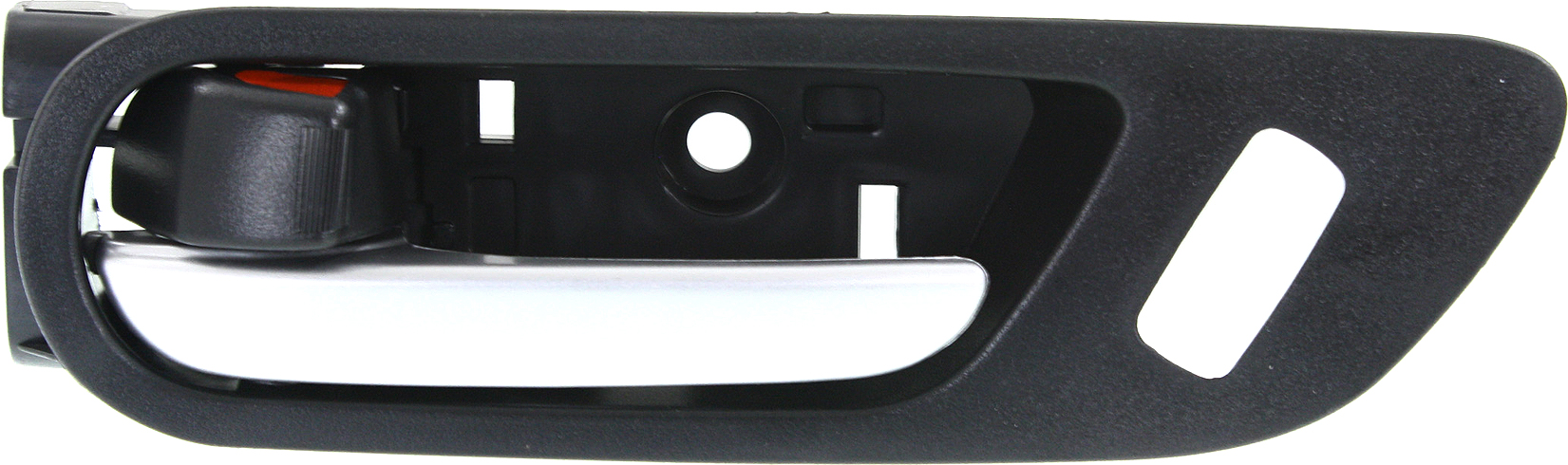 AM MAZDA 3-10-13 FRONT INTERIOR DOOR HANDLE LH Manual Latch Silver Lever+Black Hsg. w Hole SKU REPMZ462116 OEM BBM45933002