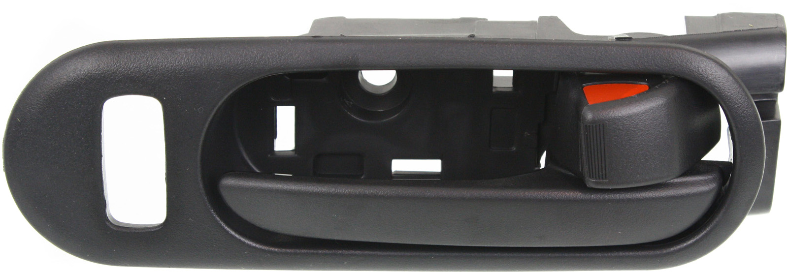AM CX 7-07-12 FRONT INTERIOR DOOR HANDLE RH All Black Plastic SKU REPMZ462139 OEM EG2158330B02 EH445833002