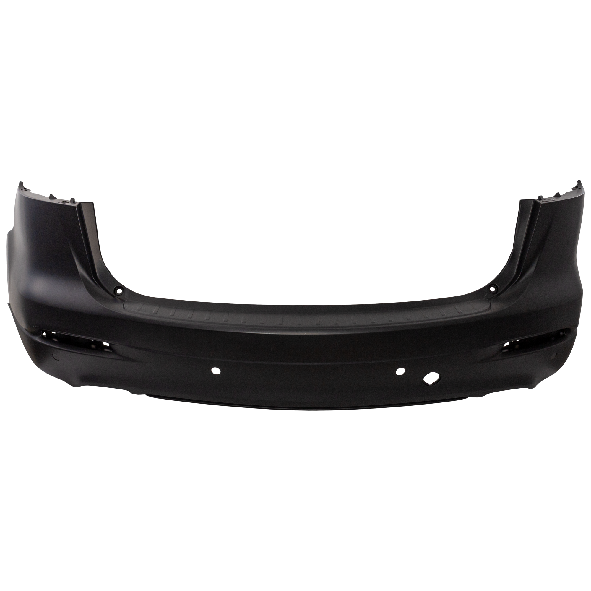 AM CX 9-13-15 REAR BUMPER COVER Primed w Parking Aid Snsr Holes SKU REPMZ760106P Partslink MA1100213 OEM TK2250221BB