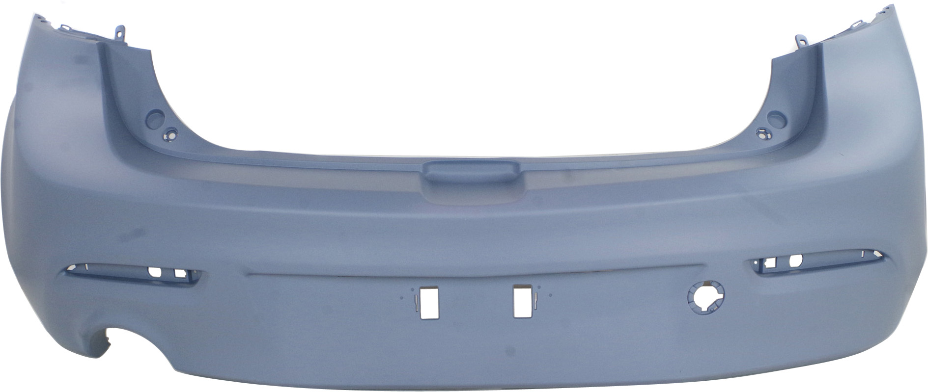 AM MAZDA 3-10-13 REAR BUMPER COVER Primed 2.0L Eng Hatchback SKU REPMZ760107P Partslink MA1100199 OEM BCD250221FBB
