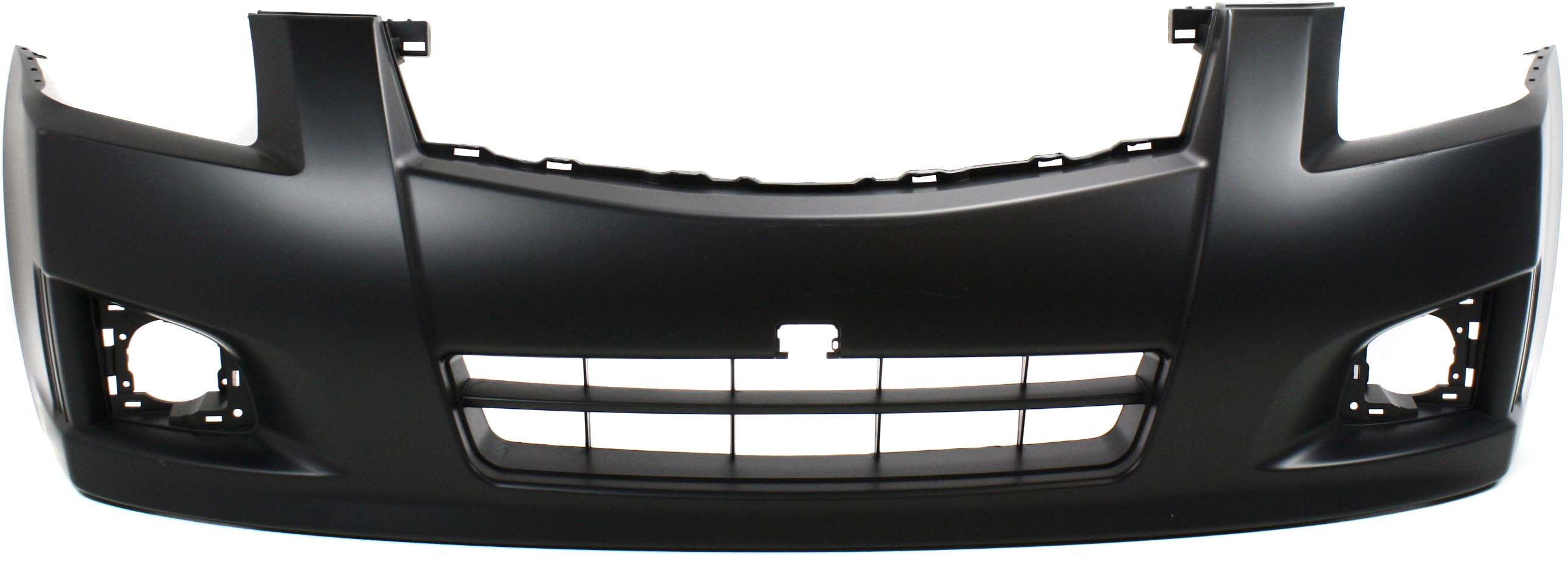 AM SENTRA 07-12 FRONT BUMPER COVER Primed w Fog Light Holes SR SE R Models CAPA SKU REPN010303PQ Partslink NI1000262C OEM 62022ET80J