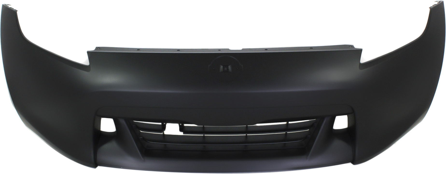 AM 370Z 09-12 FRONT BUMPER COVER Primed w Sport Pkg w Air Spoiler Exc. Nismo Model Coupe SKU REPN010350P Partslink NI1000267 OEM FBM221EA1H