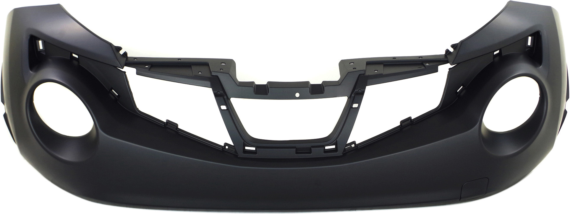 AM JUKE 13-14 FRONT BUMPER COVER Primed w Tow Hook Holes w Tow Hook Cover S SL SV Models CAPA SKU REPN010361PQ OEM 620221KM5H