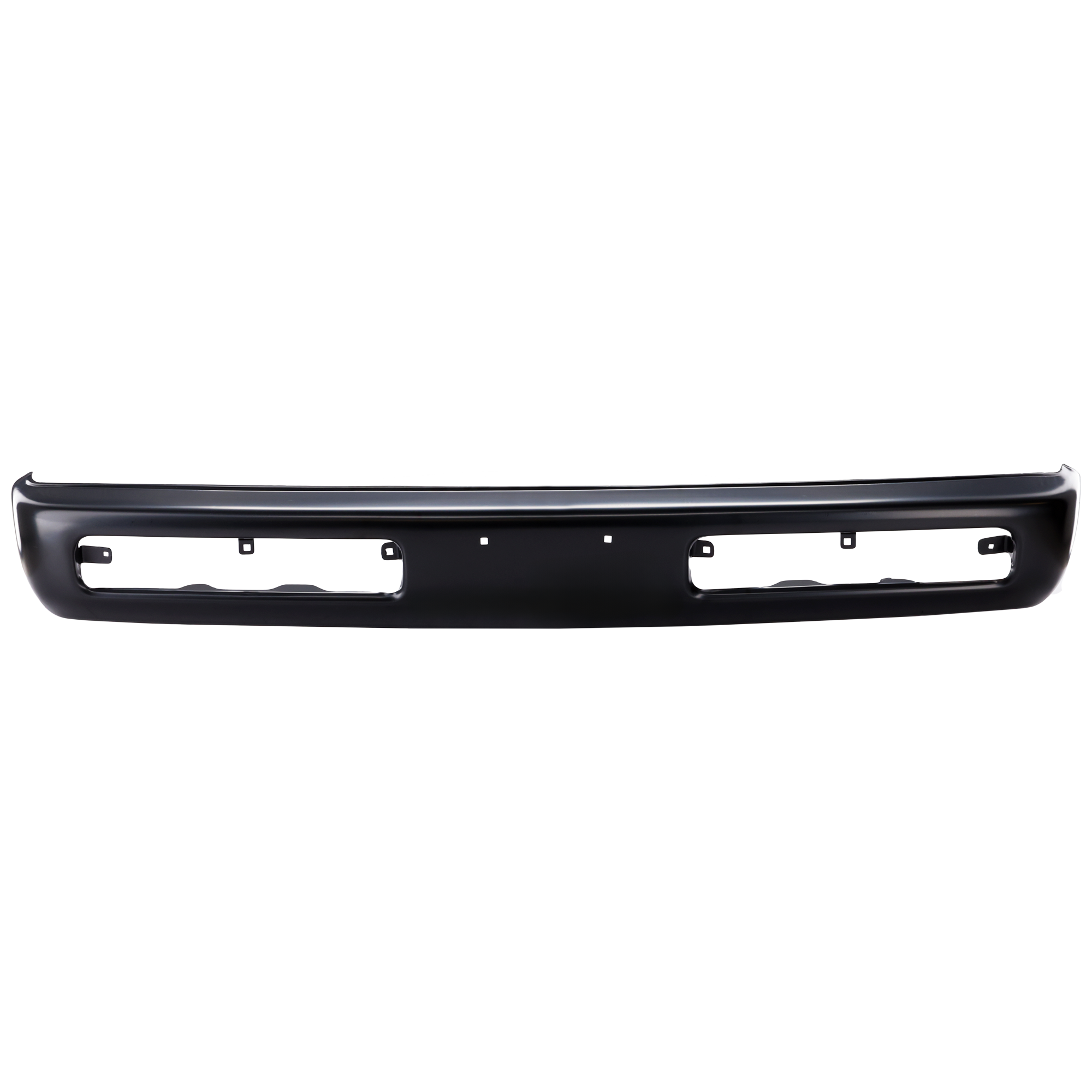 AM NISSAN PICKUP 96-97 FRONT BUMPER Black From 11-95 Base SE XE Models only SKU REPN010501 Partslink NI1002130 OEM F20123B800