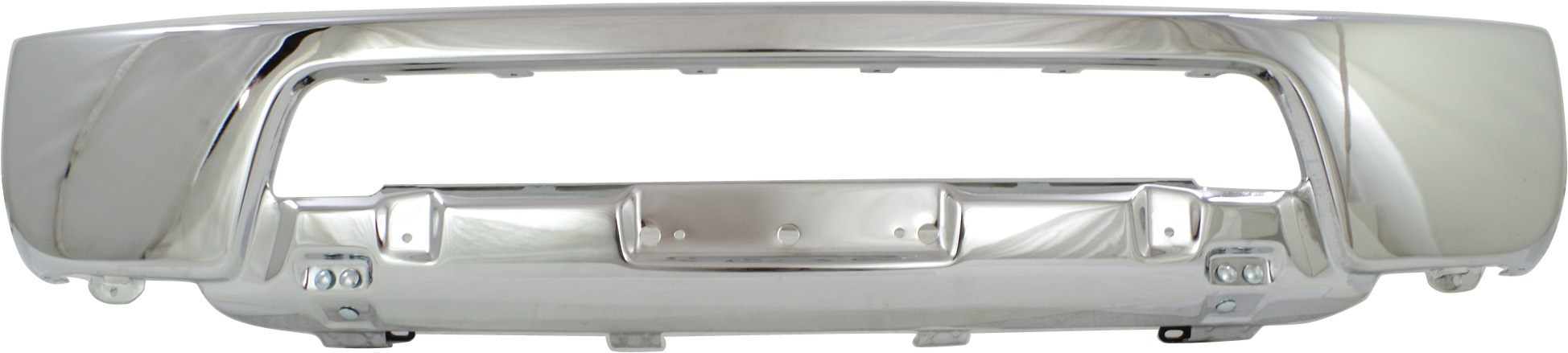 AM FRONTIER 05-08 FRONT BUMPER Lower Chr Stl 2 Piece Type Bumper w o Off Road Pkg w o Fog Lgt Holes SKU REPN010901 Partslink NI1002140 OEM 62014EA810