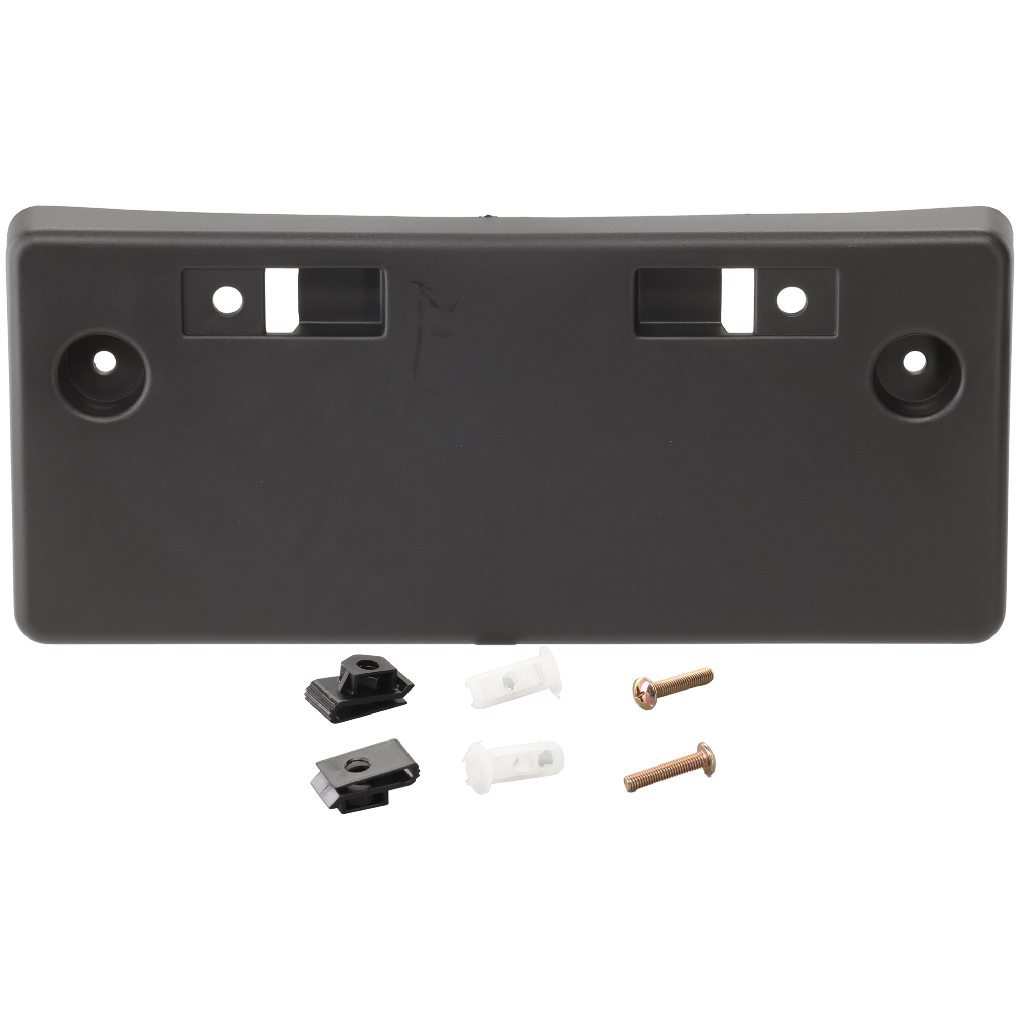 AM VERSA 12-14 FRONT LICENSE PLATE BRACKET Black Sedan SKU REPN017307 Partslink NI1068113 OEM 962103BA0A