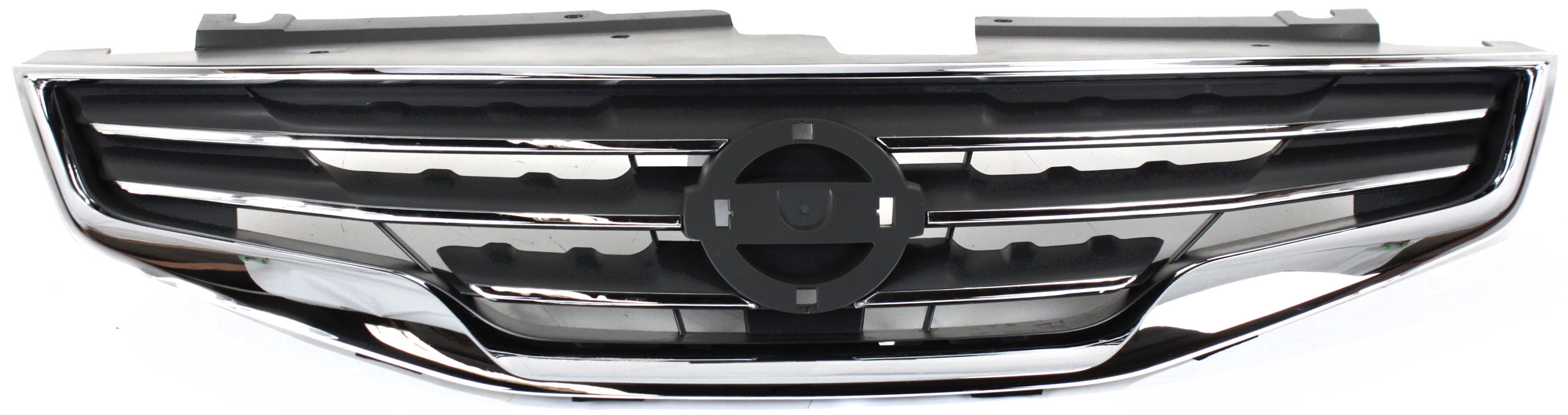 AM ALTIMA 10-12 GRILLE Chrome Shell Black Insert Sedan CAPA SKU REPN070108Q Partslink NI1200236C OEM 62070ZX00A