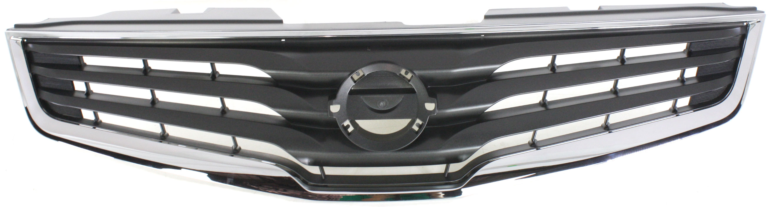 AM SENTRA 10-12 GRILLE Chrome Shell Painted Dark Gray Insert Base S SL Models SKU REPN070110 Partslink NI1200237 OEM 62070ZT50A